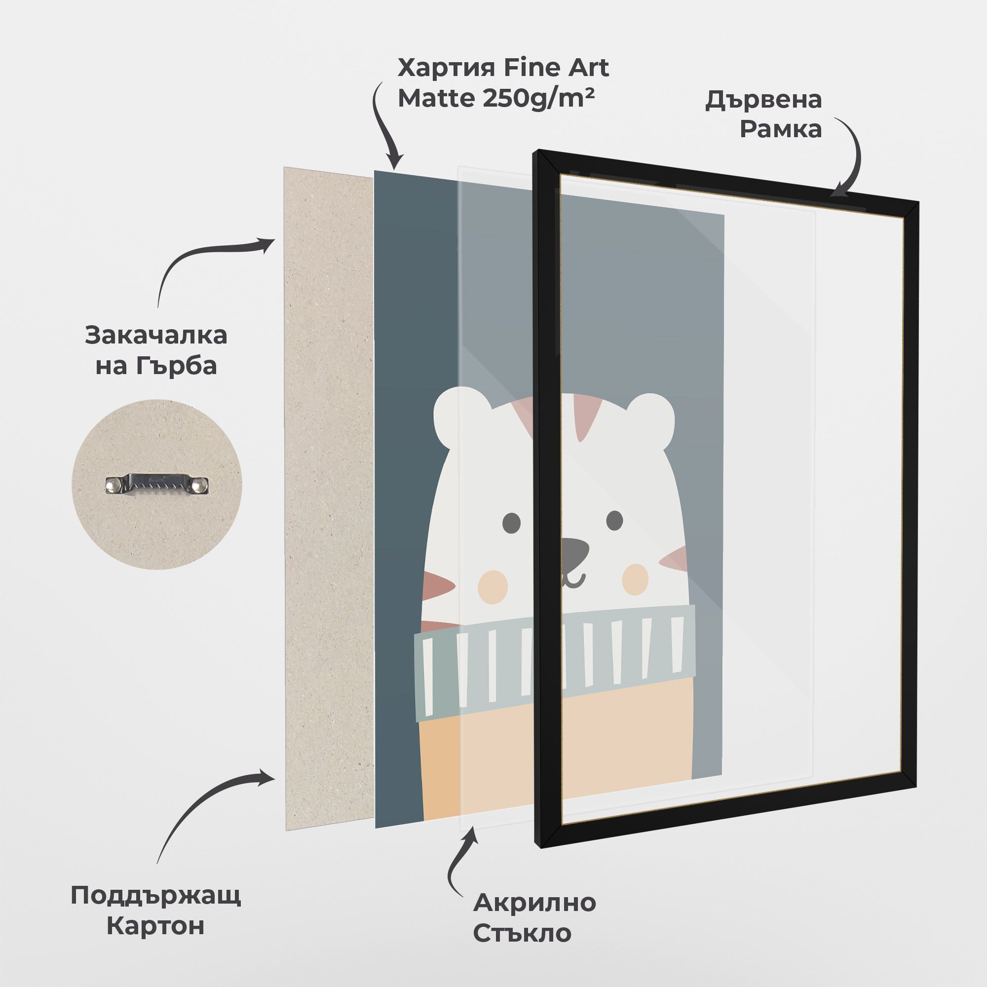 Cute White Tiger mockup 1