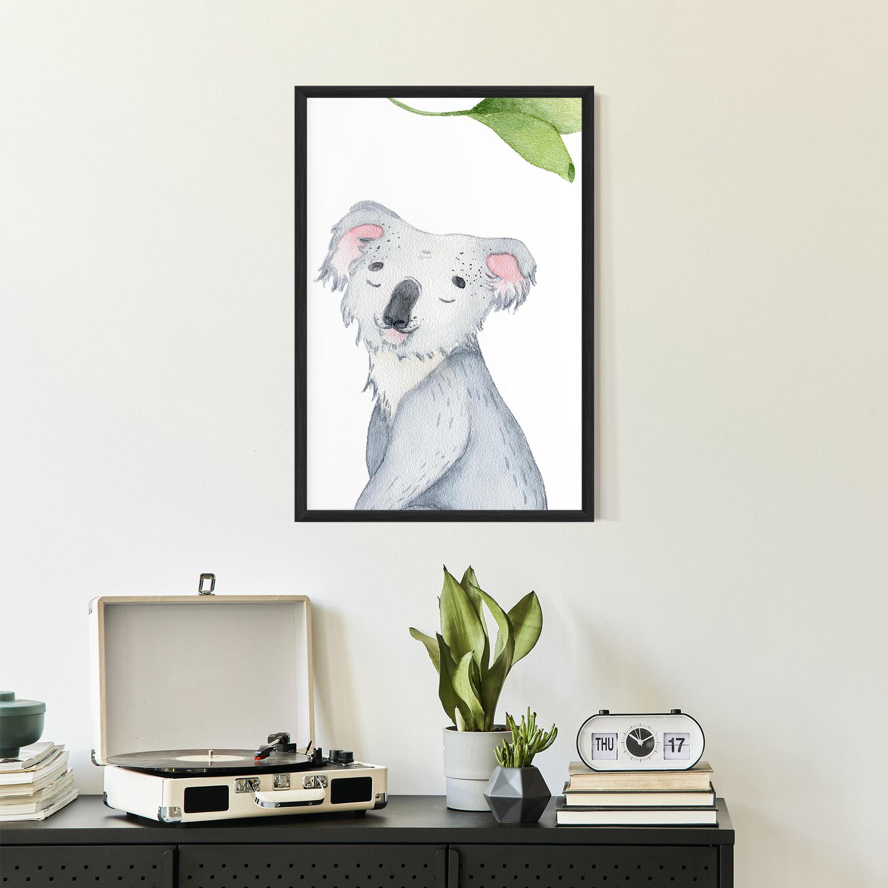Рамкиран постер Baby Koala mockup 2