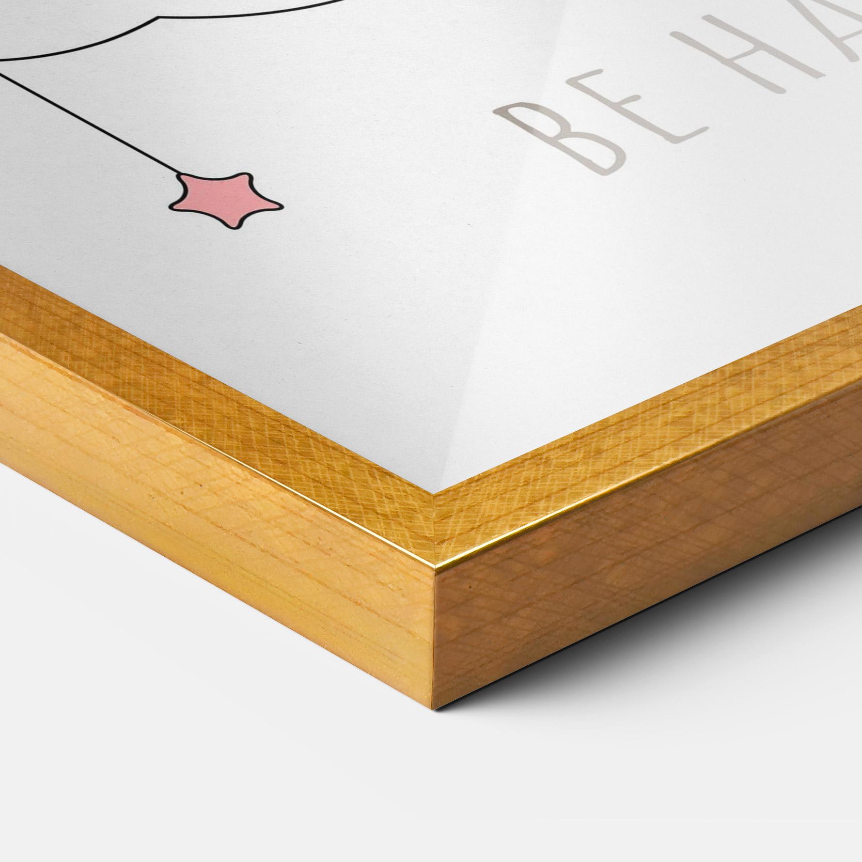 Рамкиран постер Be Happy Day mockup 3