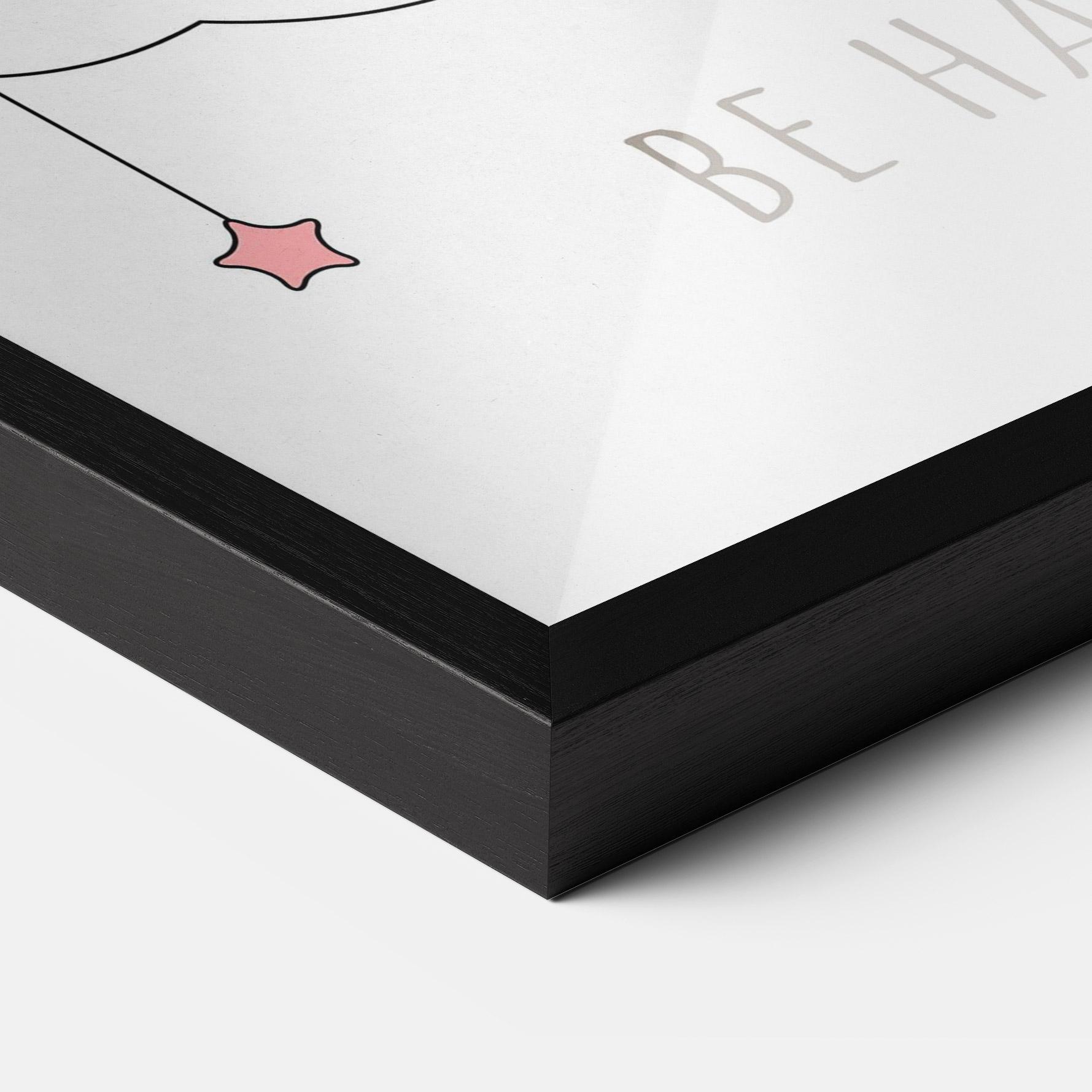 Рамкиран постер Be Happy Day mockup 3