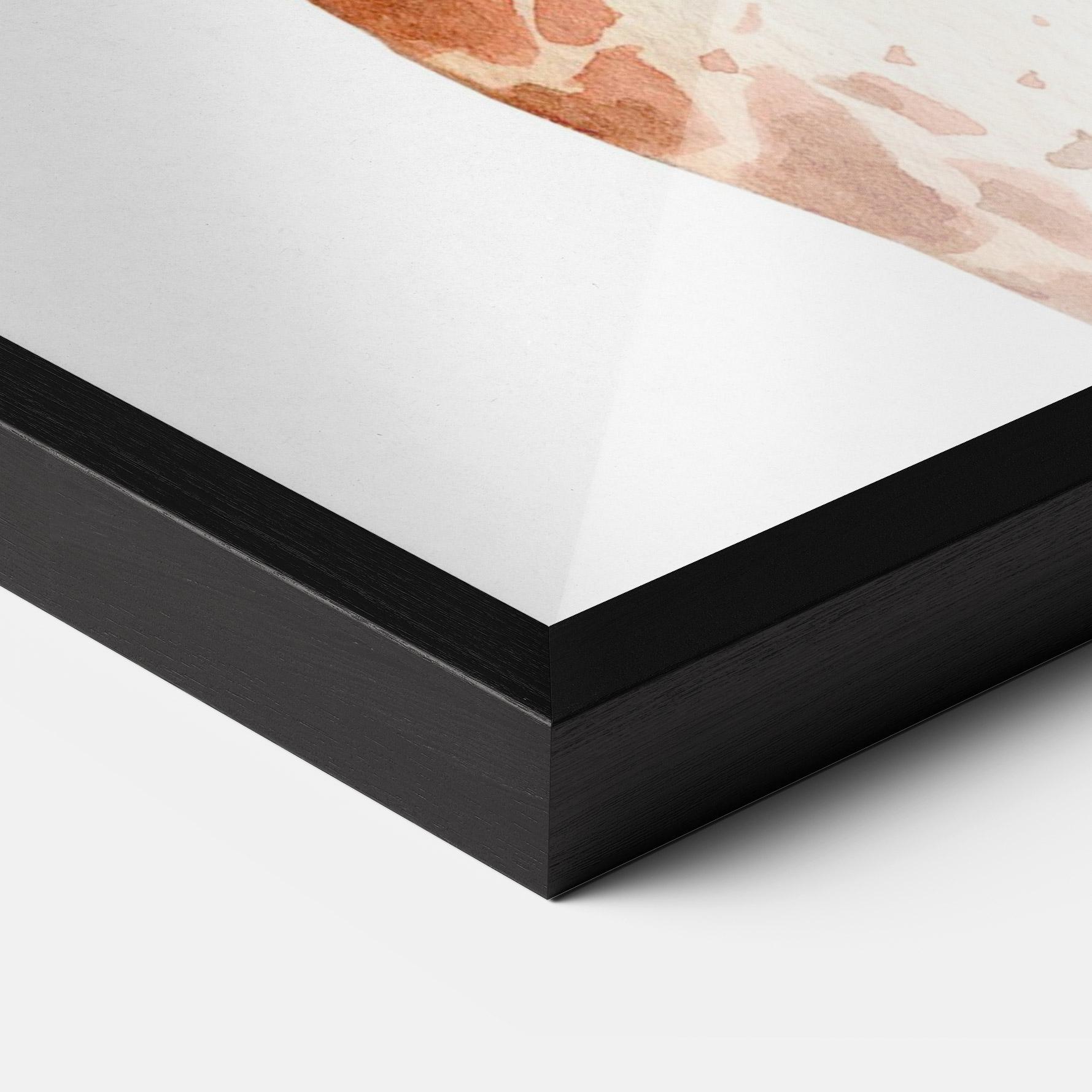 Рамкиран постер Girafa Calma mockup 3