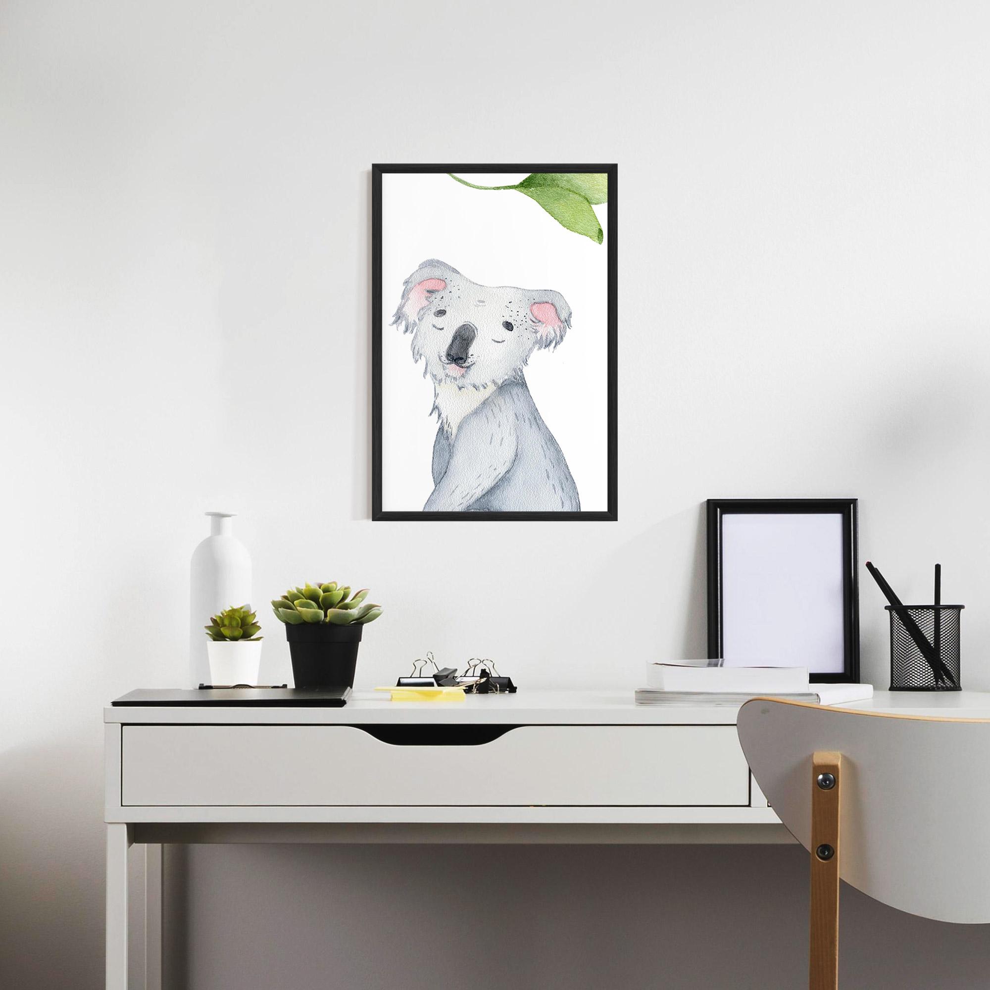 Рамкиран постер Baby Koala mockup 7