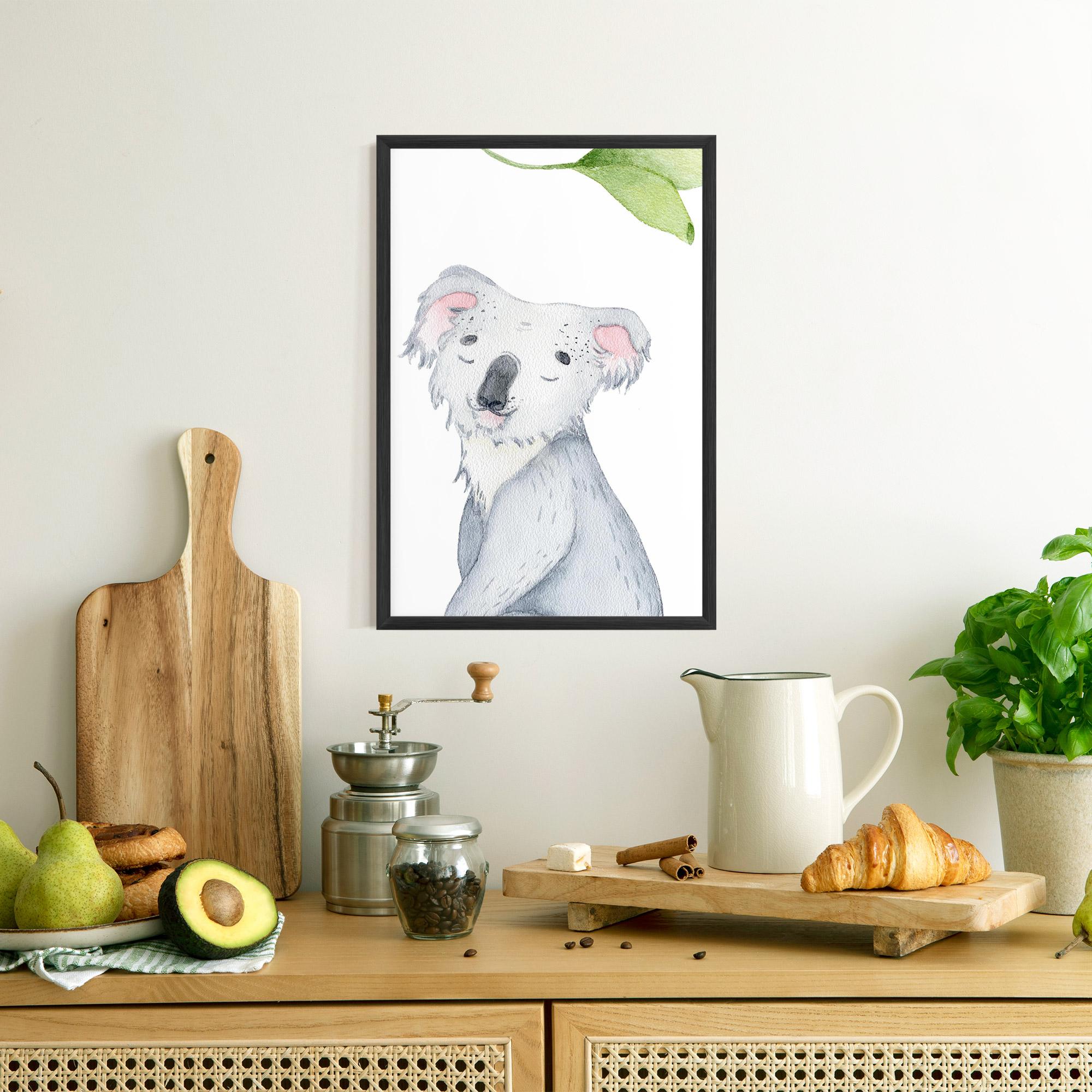 Рамкиран постер Baby Koala mockup 8