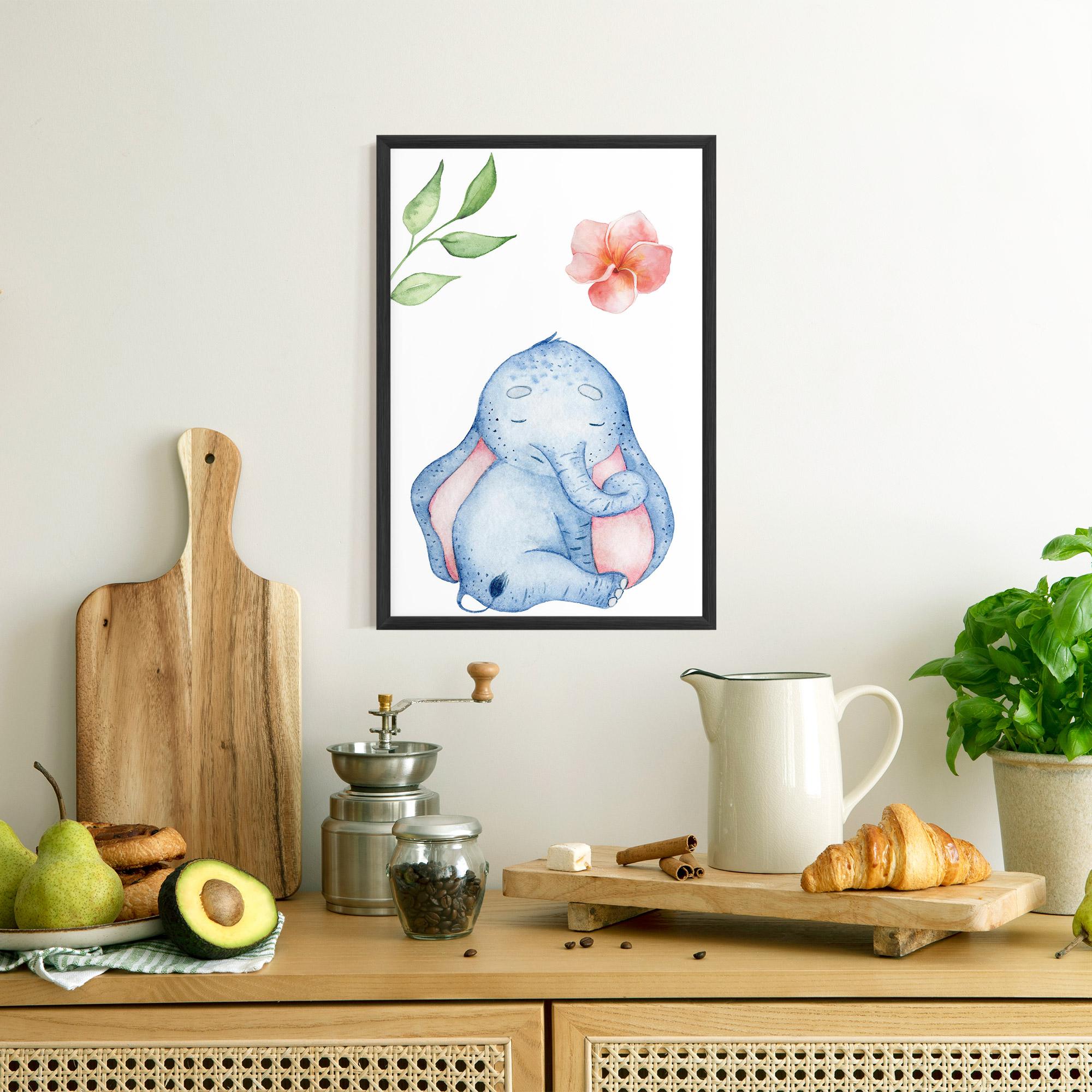 Рамкиран постер Elefant Somnoros mockup 8