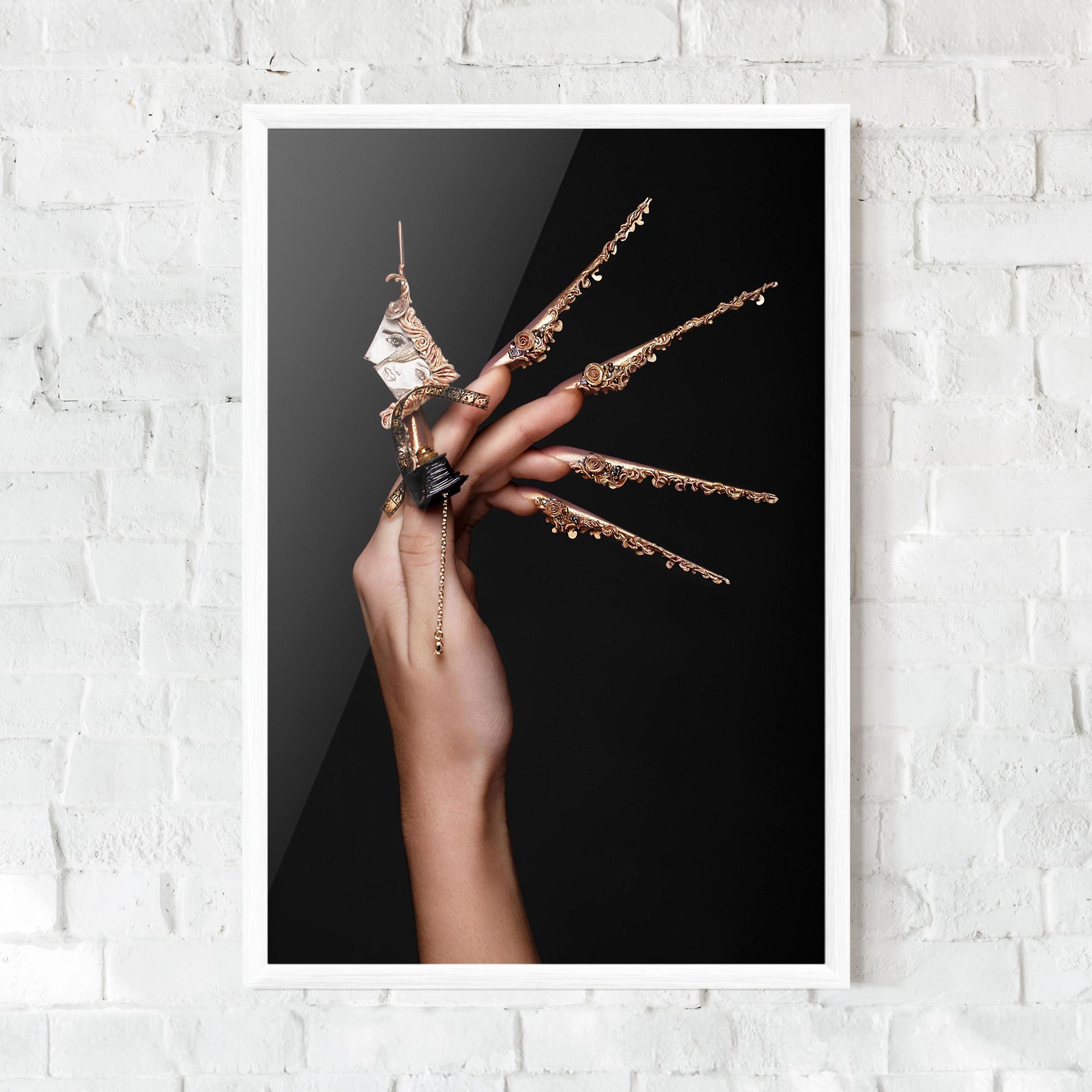 Рамкиран постер Creative Design Nails mockup 0