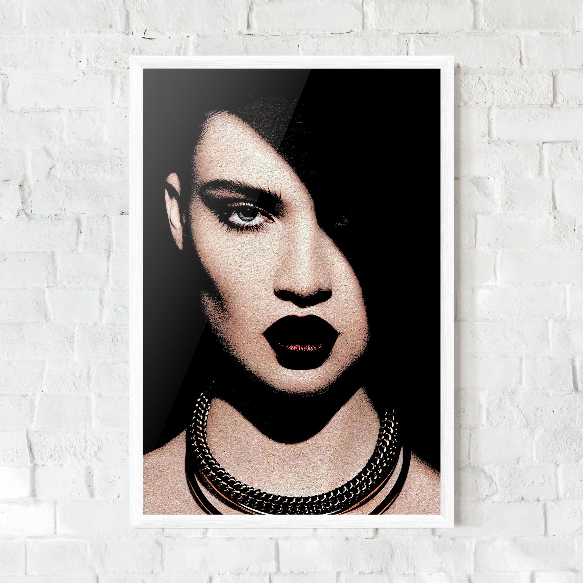 Gold Necklace mockup 0