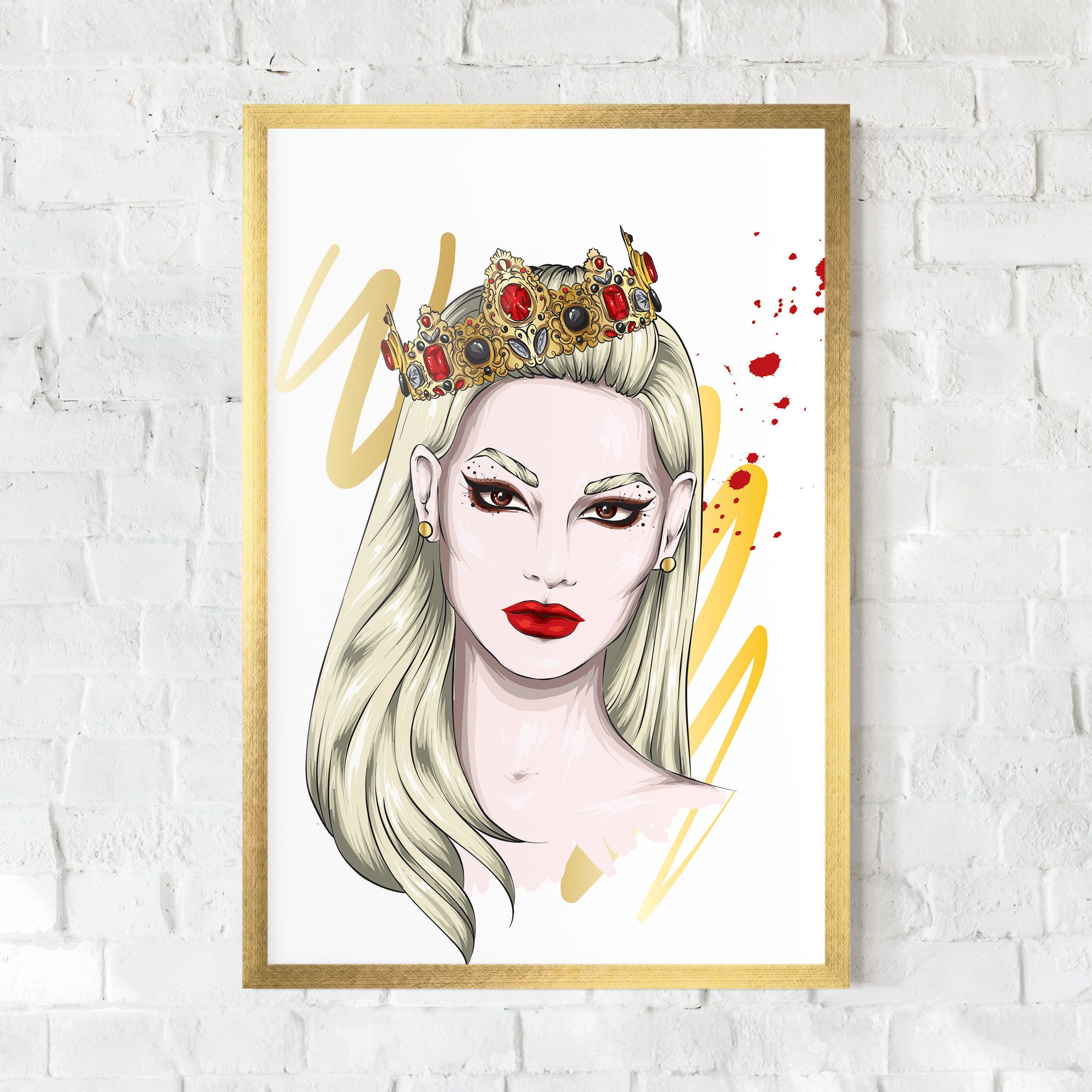 Gold Crown Woman mockup 0