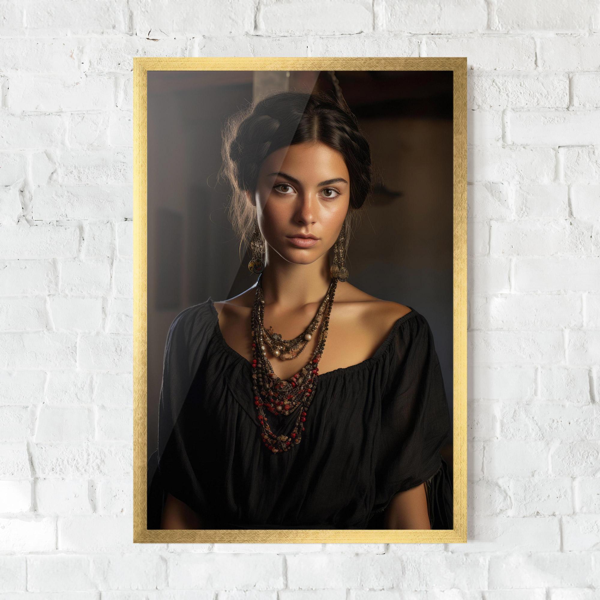 Рамкиран постер Handmade Jewelry mockup 0