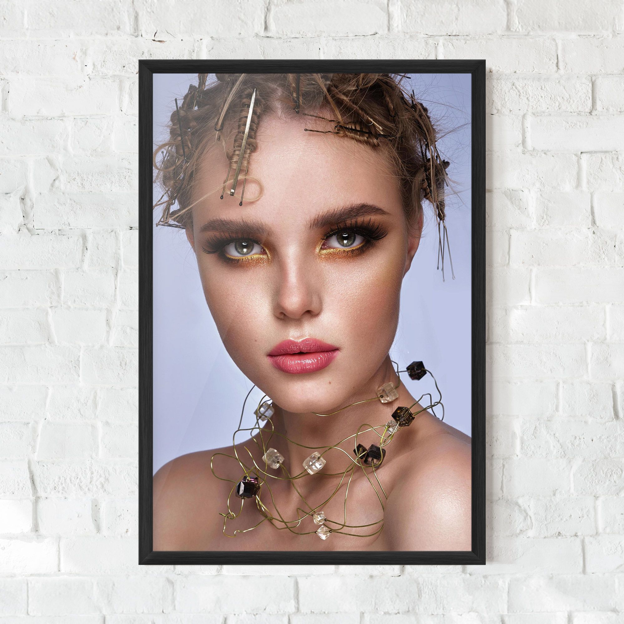 Gold Abstract Accessory mockup 0