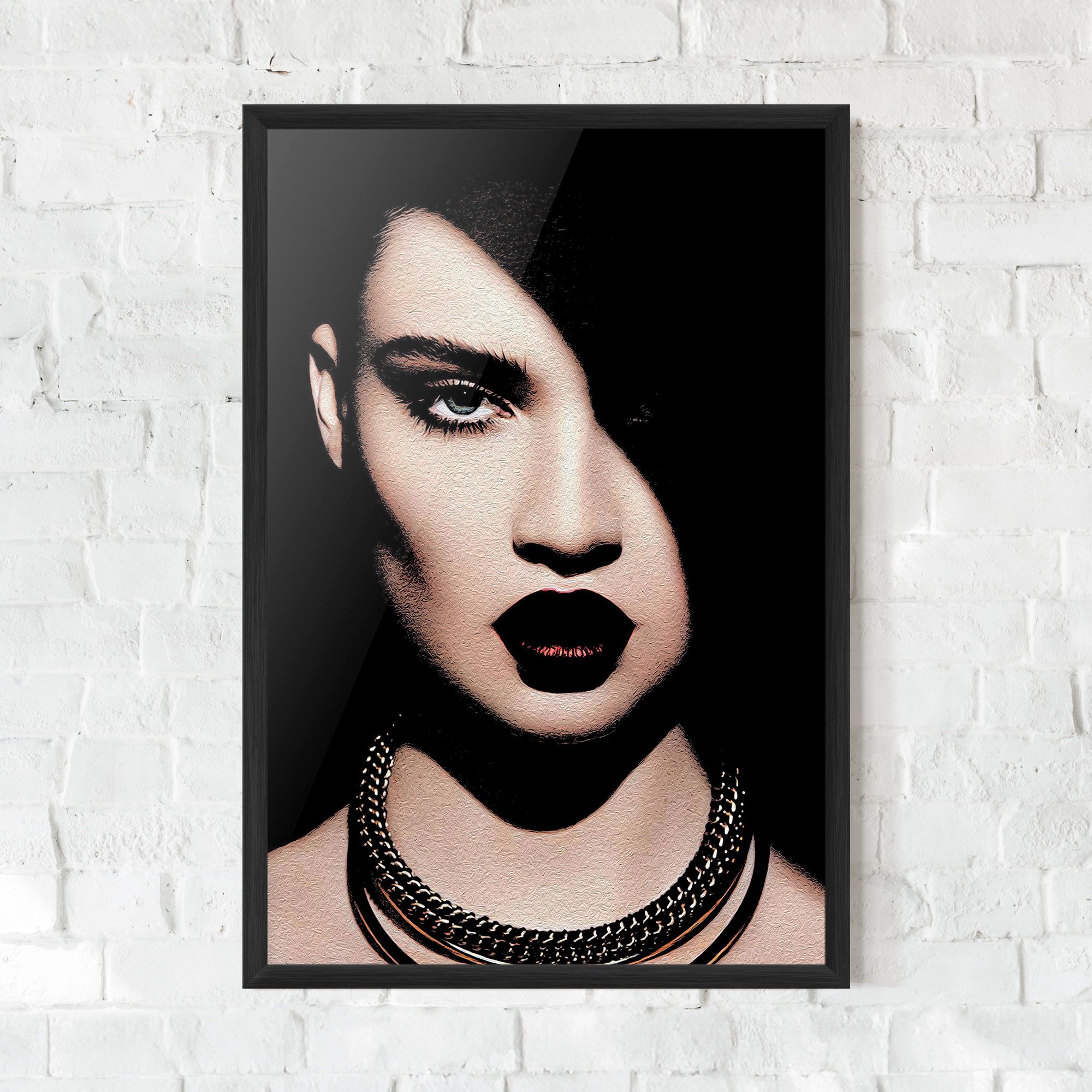 Gold Necklace mockup 0