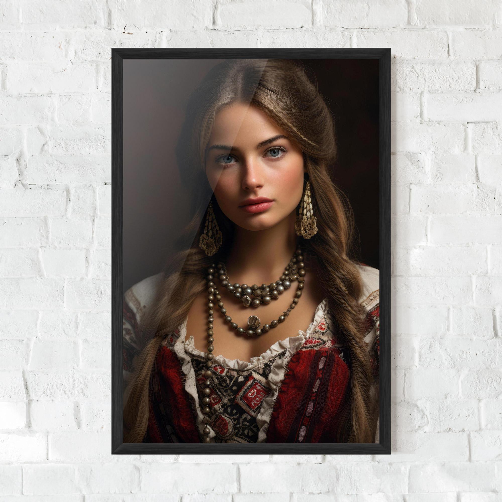 Рамкиран постер Traditional Necklace mockup 0