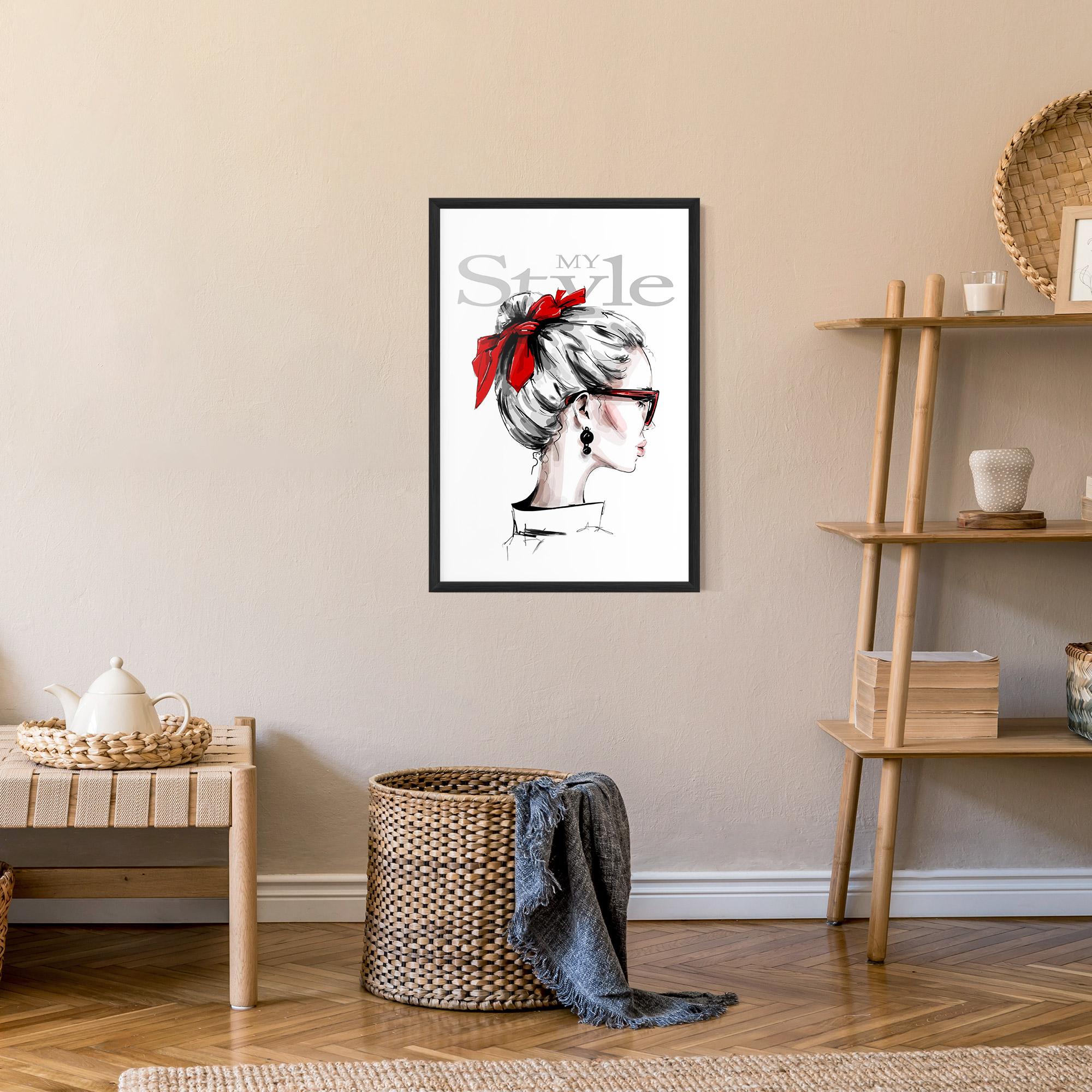 Рамкиран постер My Style mockup 9