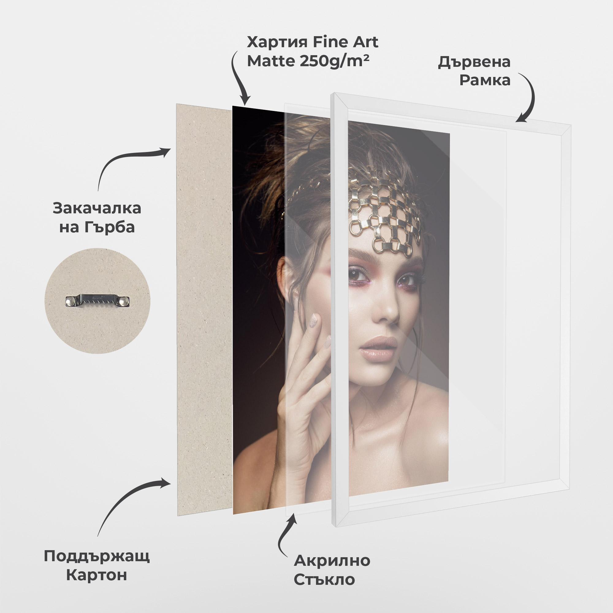 Рамкиран постер Head Accessory mockup 1