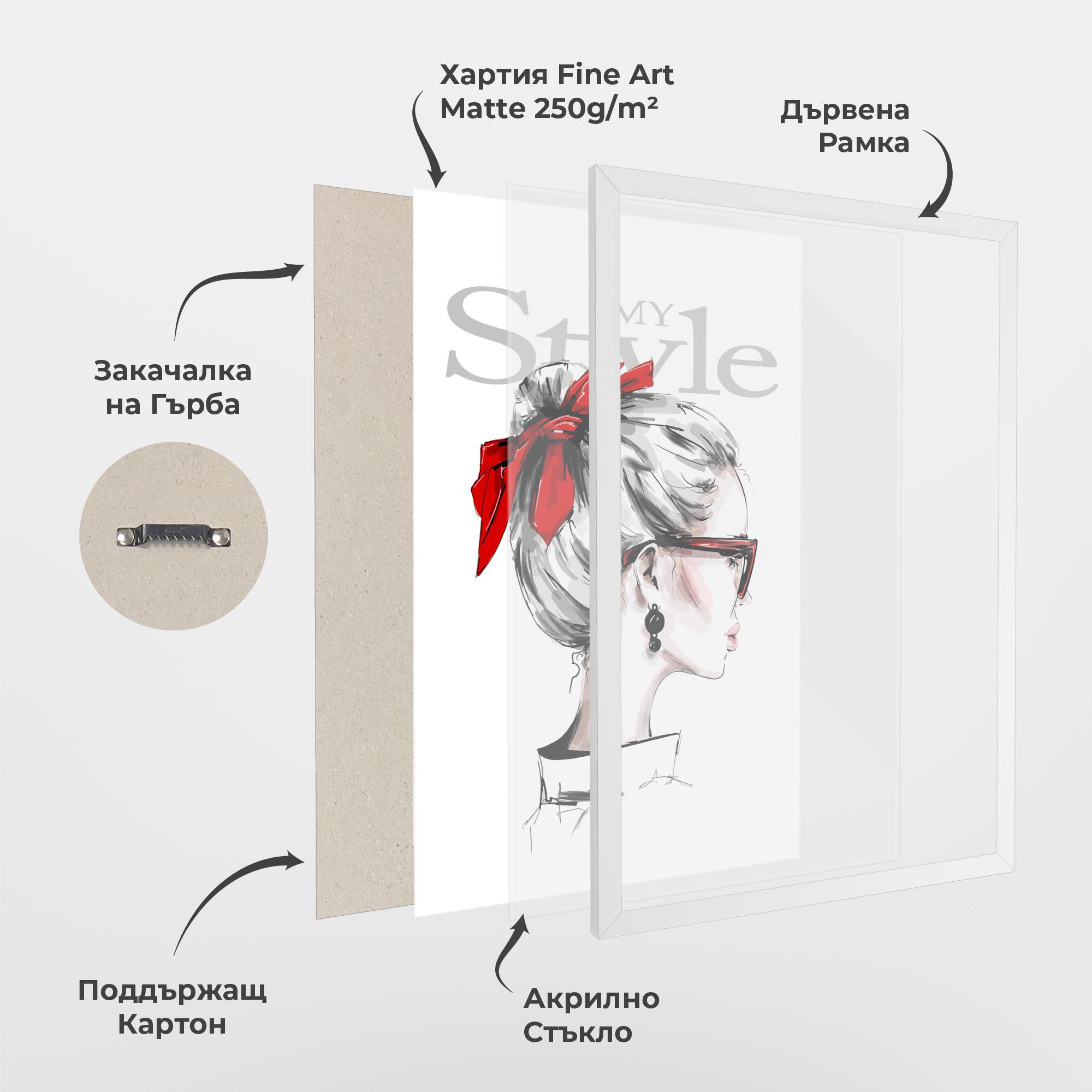 Рамкиран постер My Style mockup 1