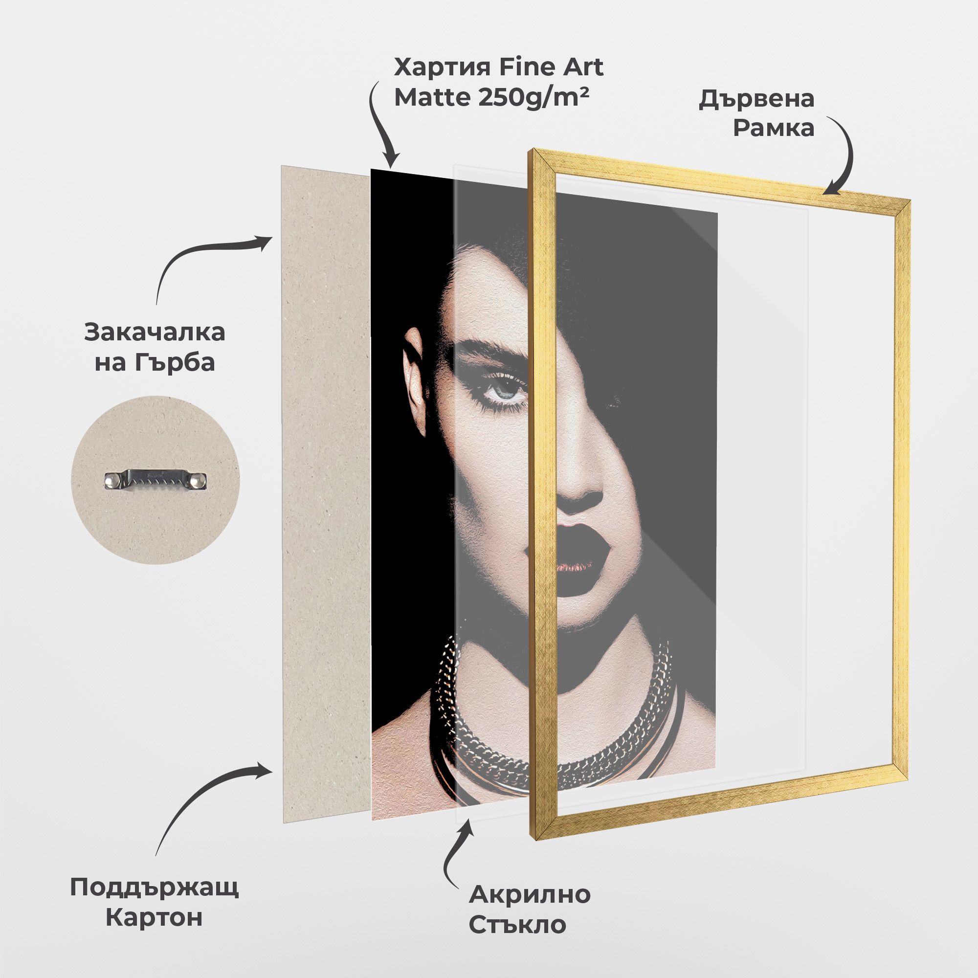 Gold Necklace mockup 1