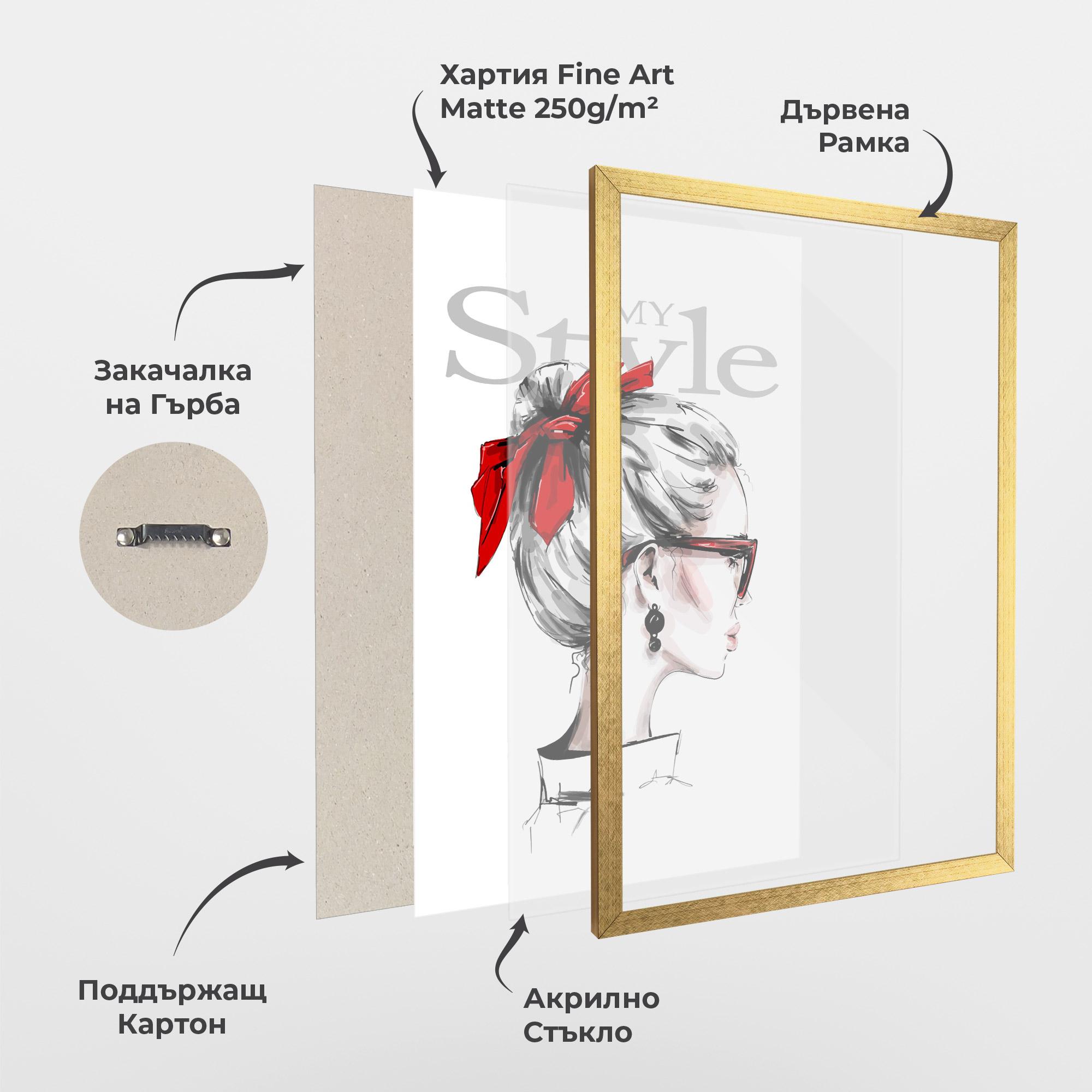 Рамкиран постер My Style mockup 1