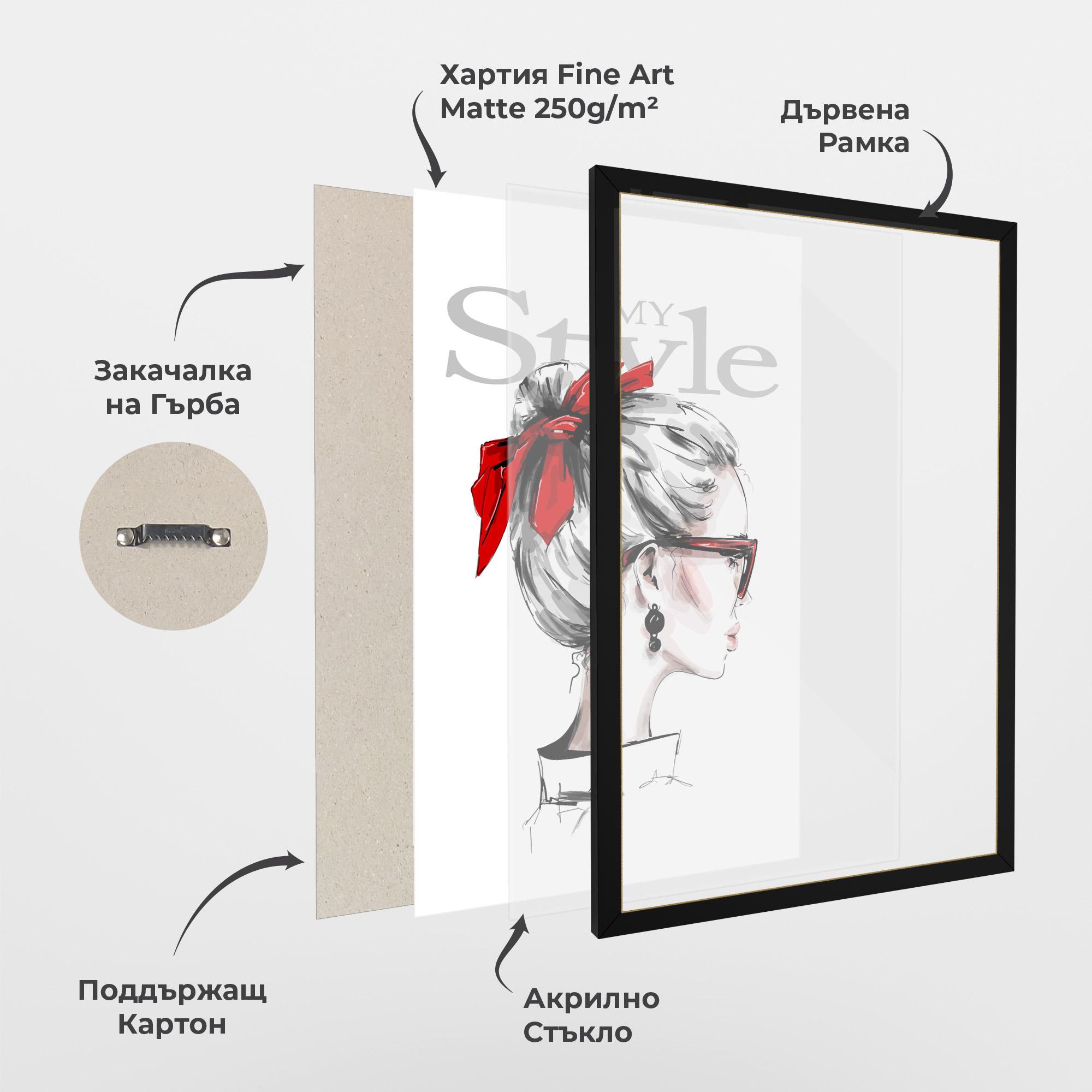 Рамкиран постер My Style mockup 1