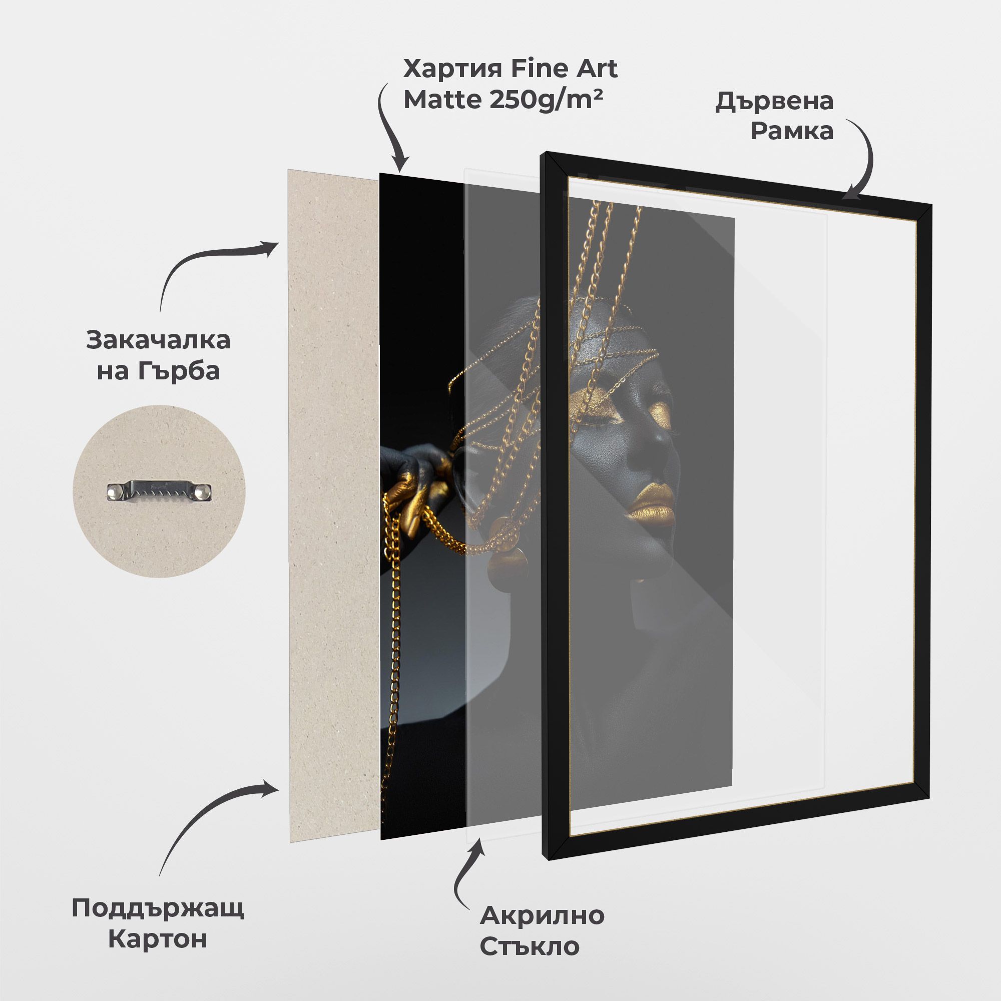 Pretty Gold Chain mockup 1