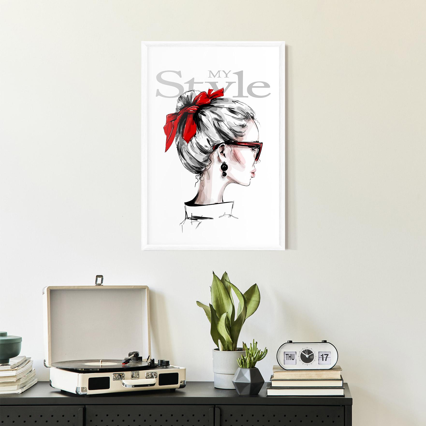 Рамкиран постер My Style mockup 2