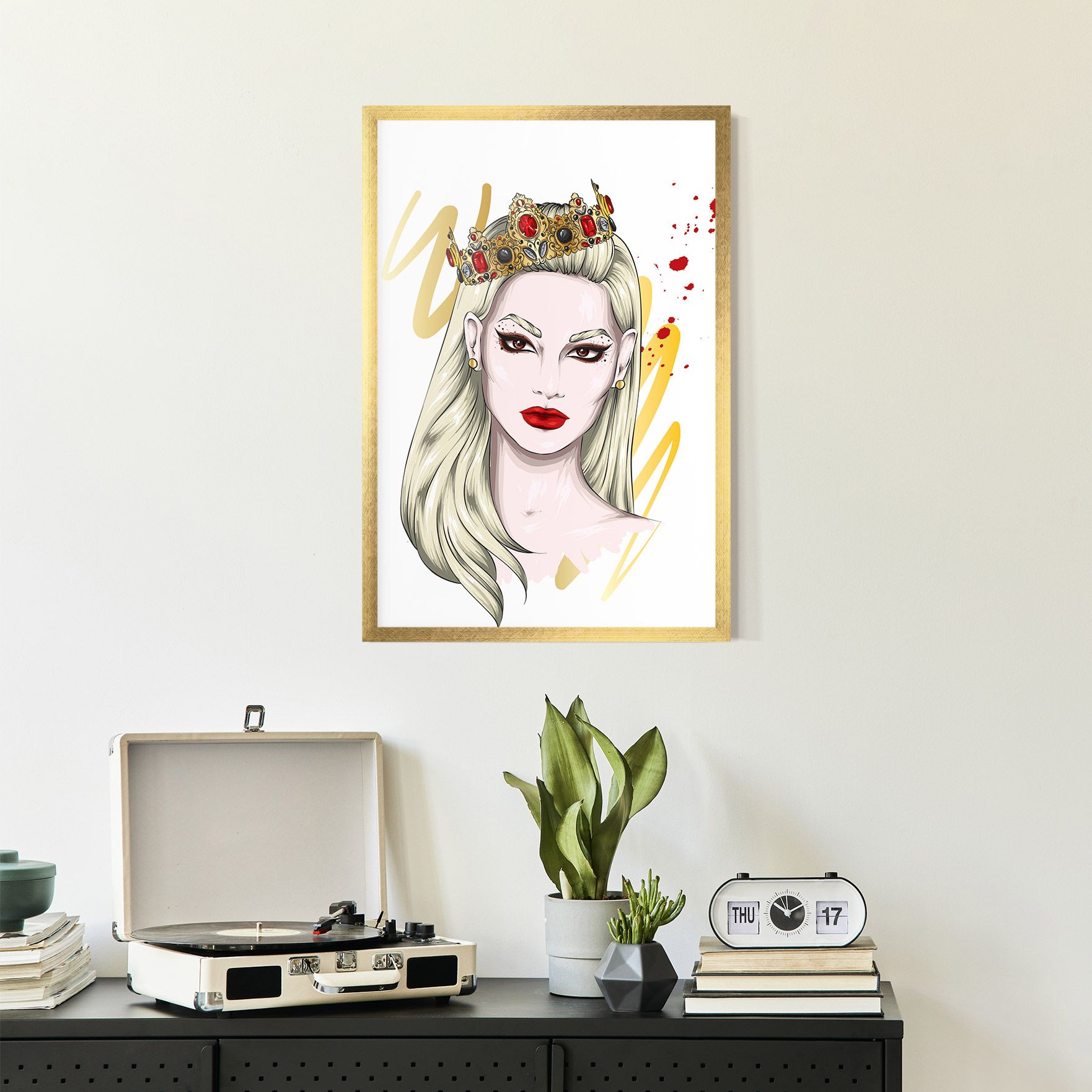 Gold Crown Woman mockup 2