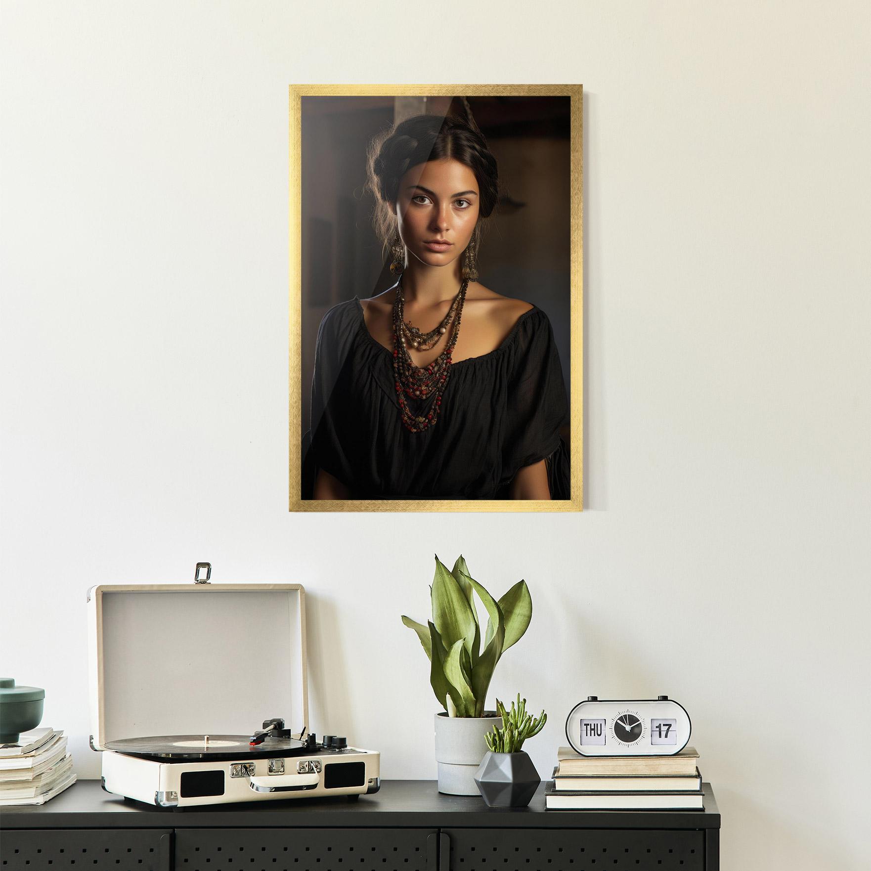 Рамкиран постер Handmade Jewelry mockup 2