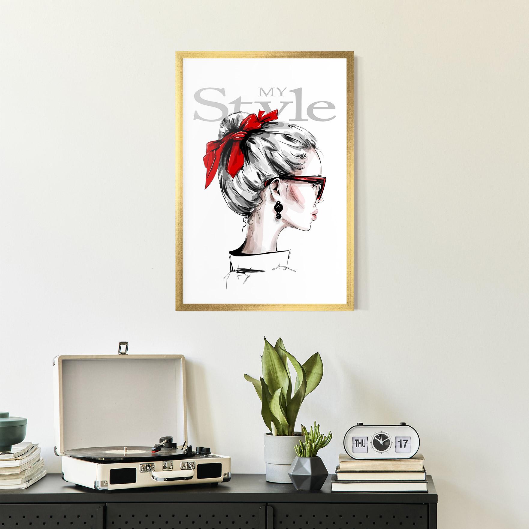 Рамкиран постер My Style mockup 2