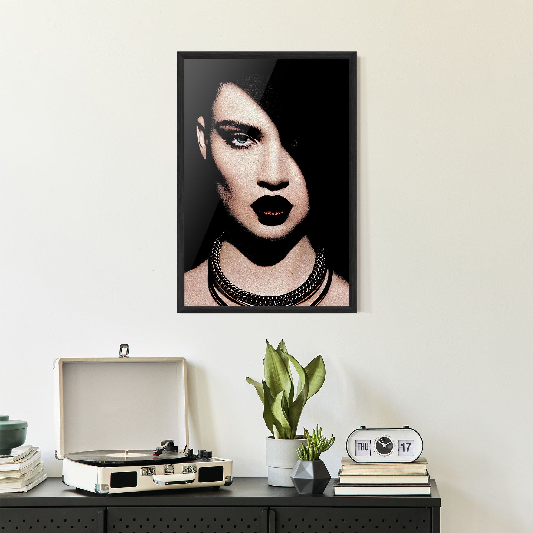 Gold Necklace mockup 2