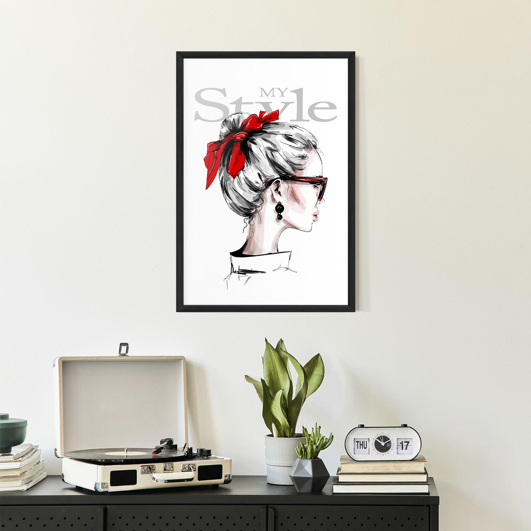 Рамкиран постер My Style mockup 2