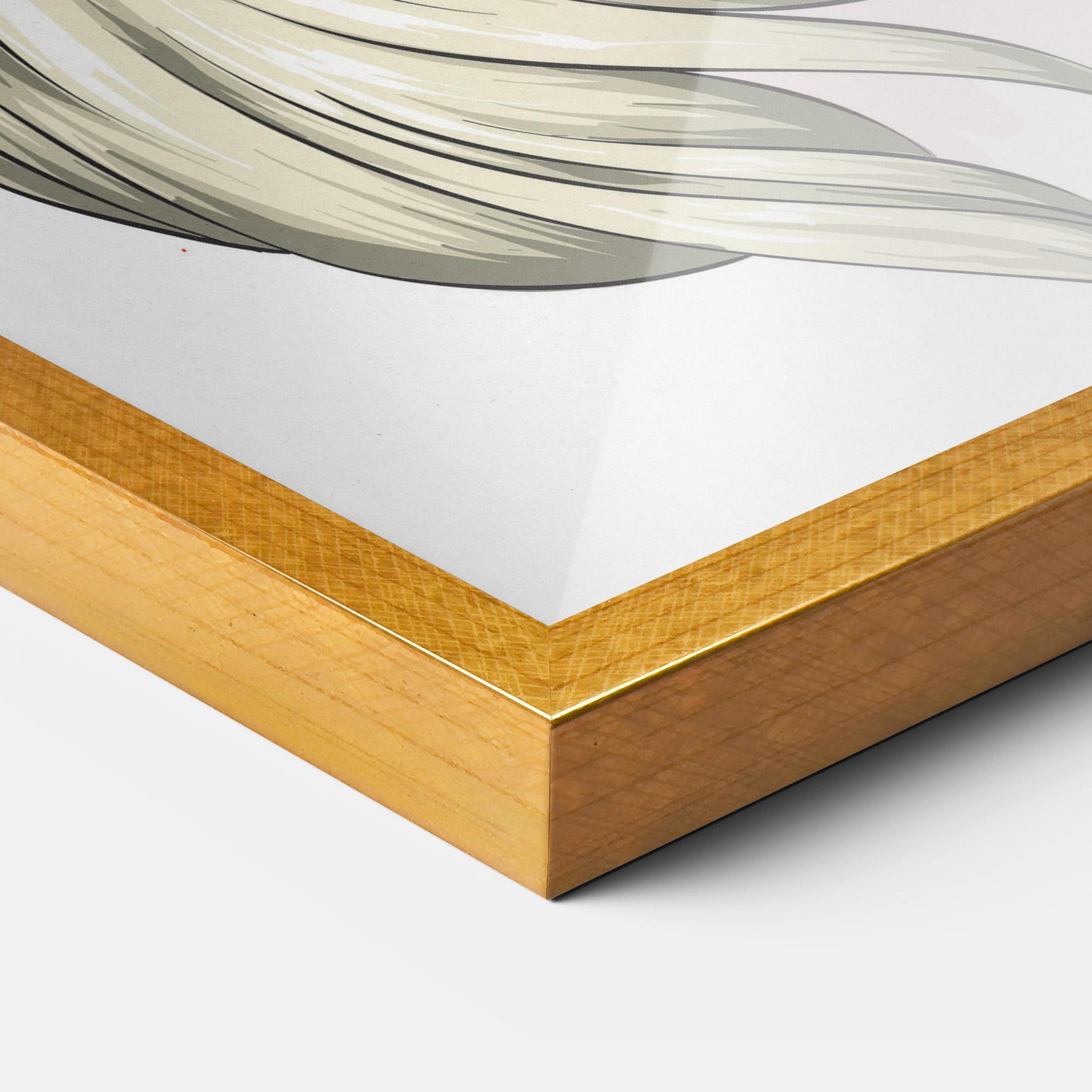 Рамкиран постер Gold Crown Woman mockup 3