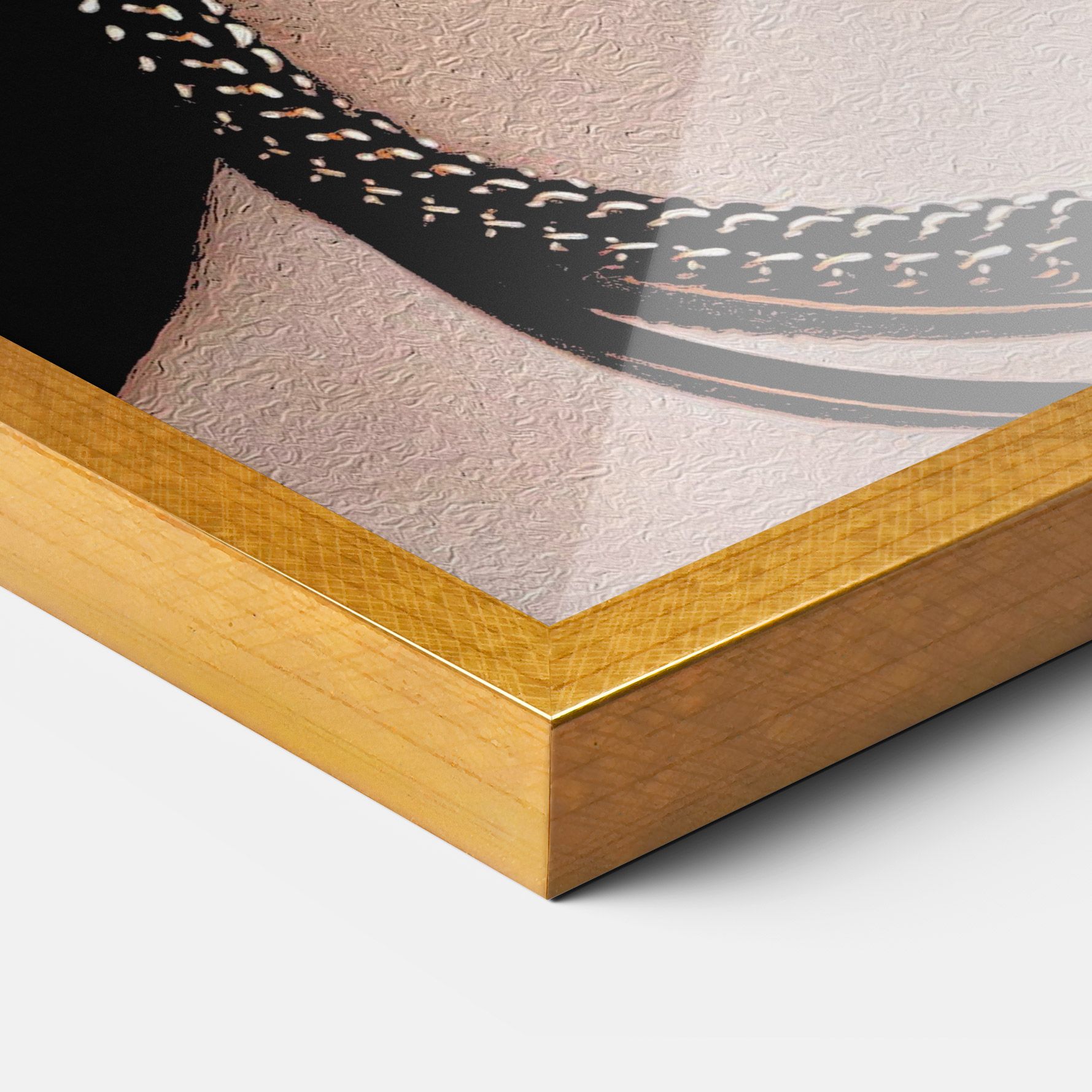 Gold Necklace mockup 3