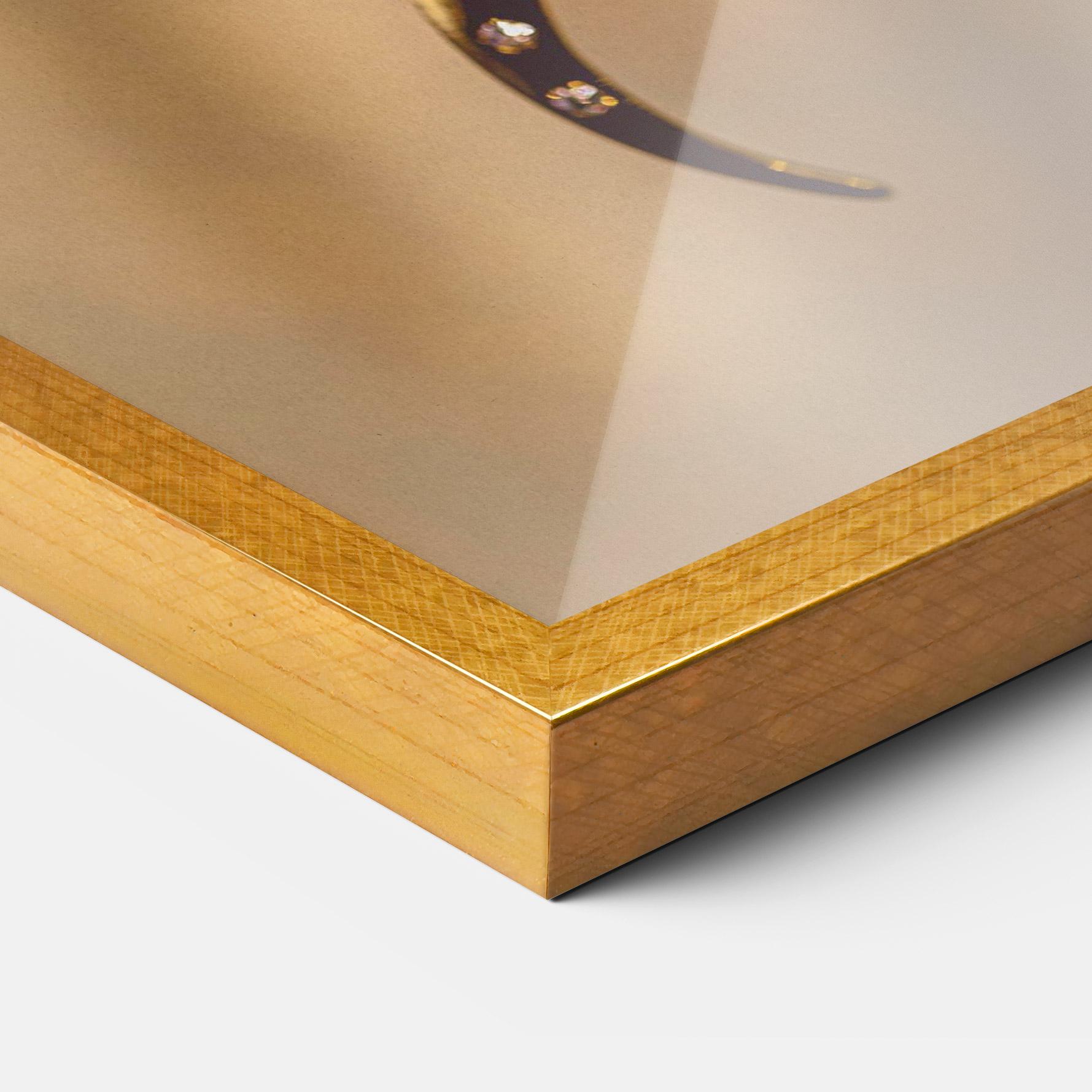 Рамкиран постер Moon Blue Necklace mockup 3