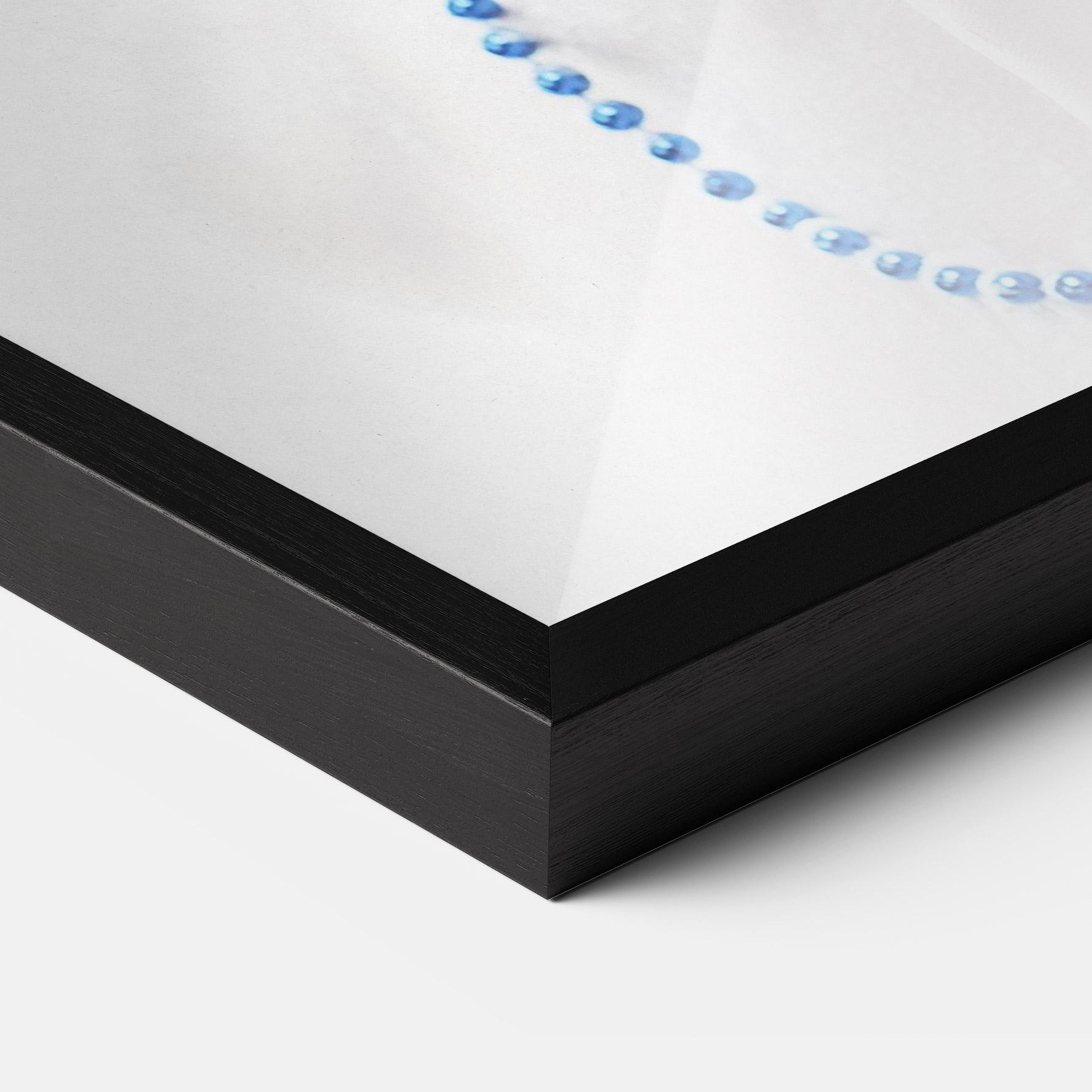 Рамкиран постер Blue Fairy Woman mockup 3