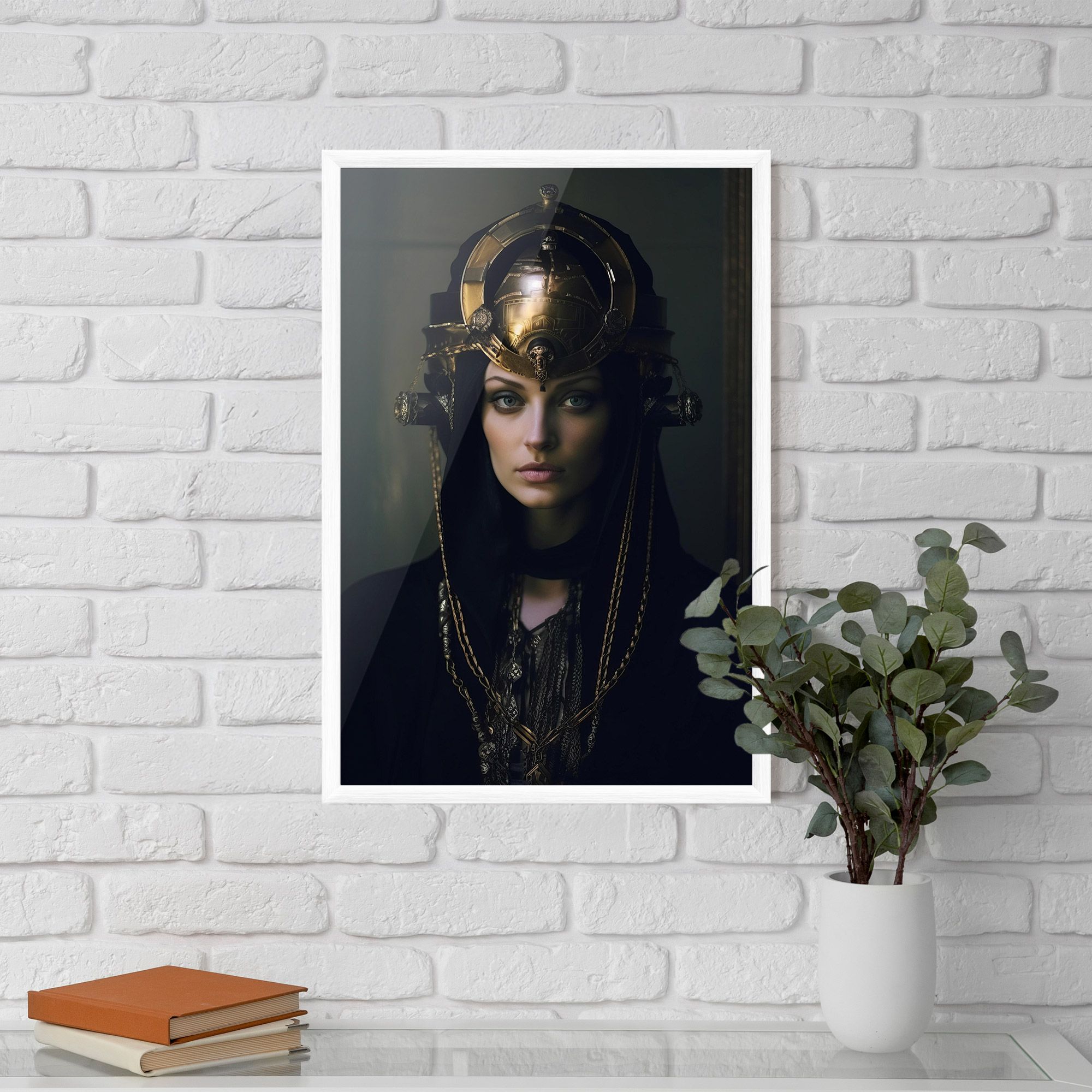 Gold Headpiece mockup 5