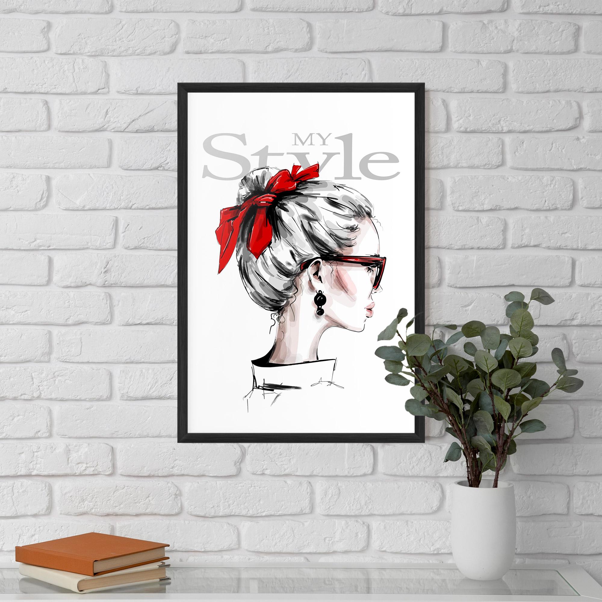 Рамкиран постер My Style mockup 5