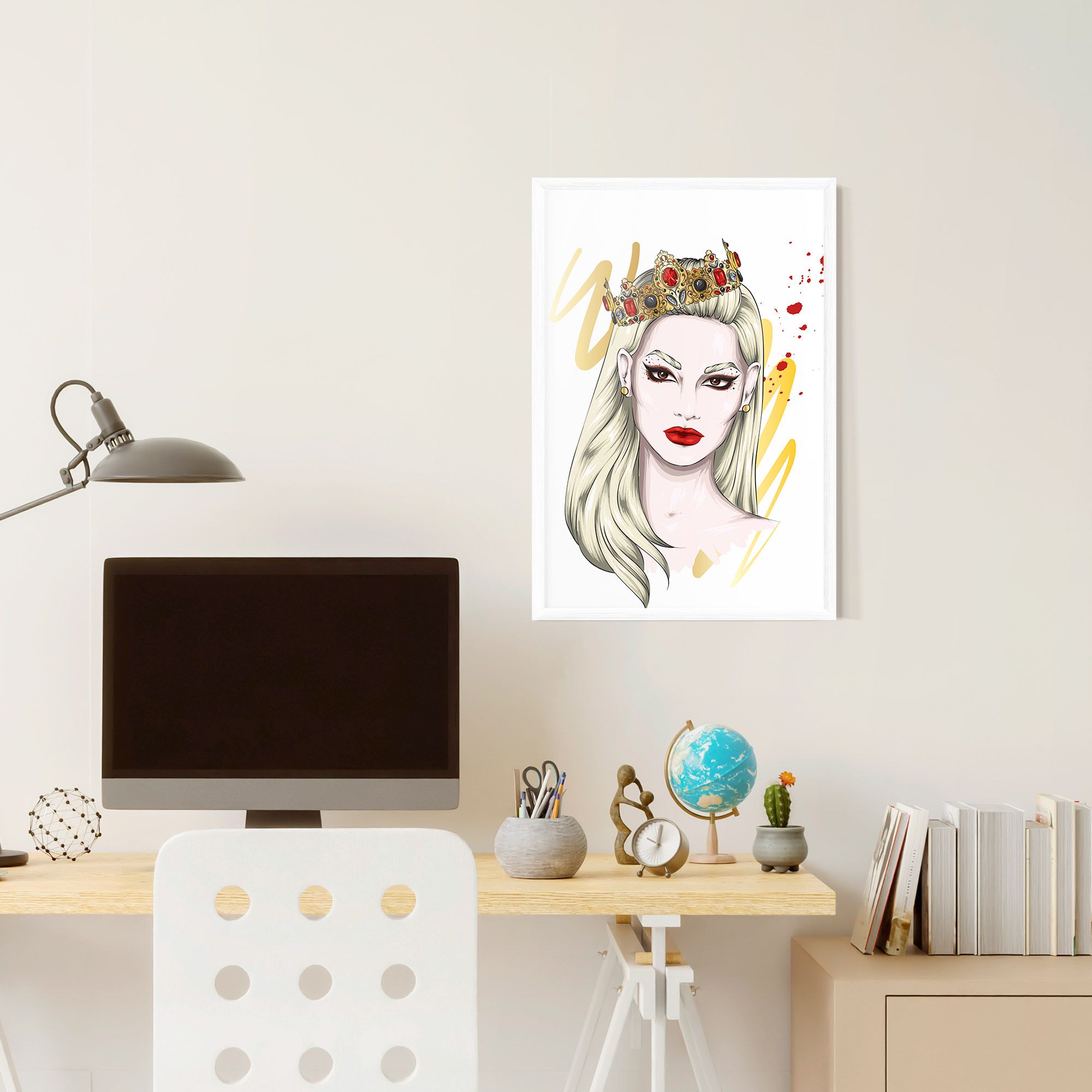 Gold Crown Woman mockup 6