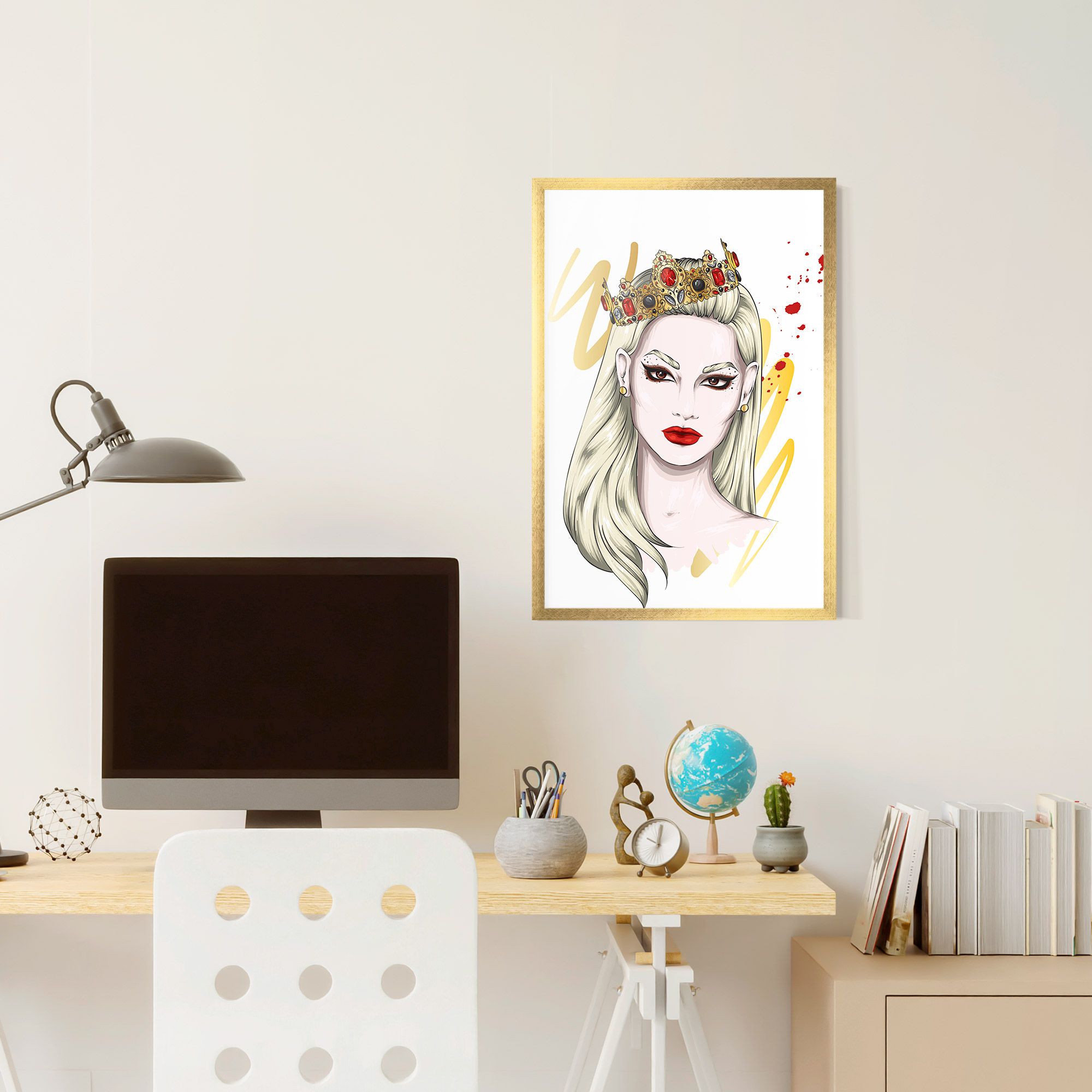 Gold Crown Woman mockup 6