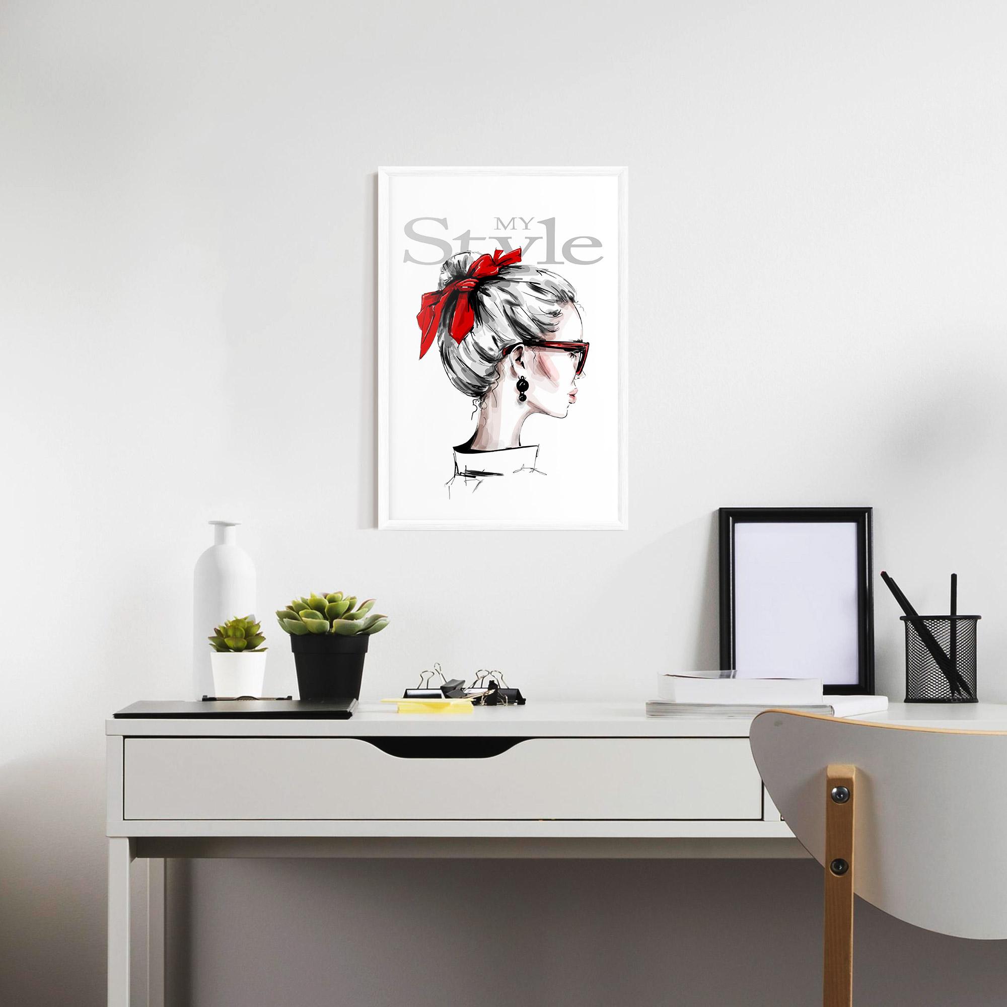 Рамкиран постер My Style mockup 7