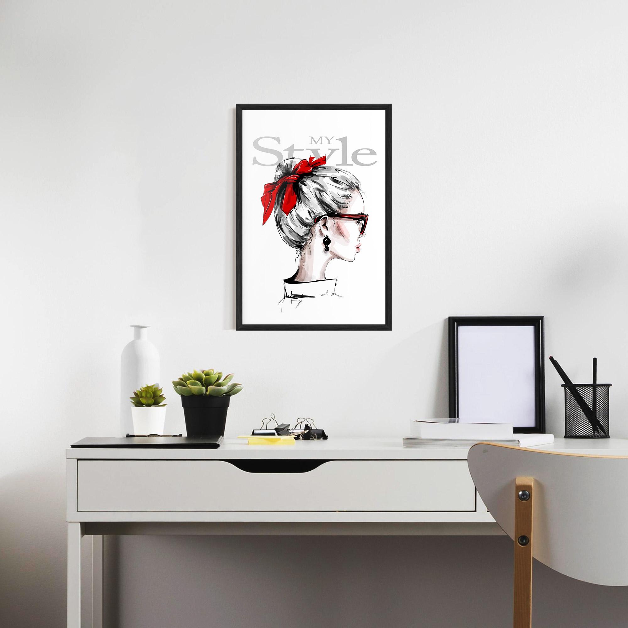 Рамкиран постер My Style mockup 7