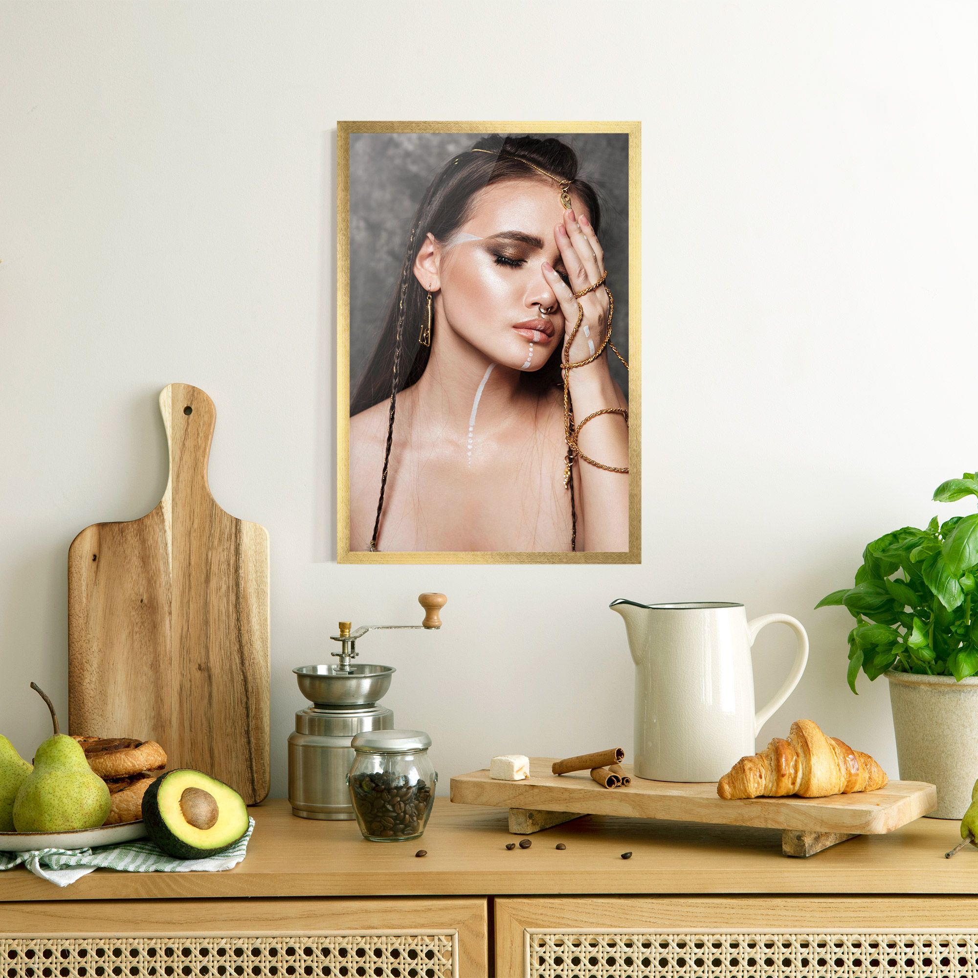 Gold Hand Accessory mockup 8