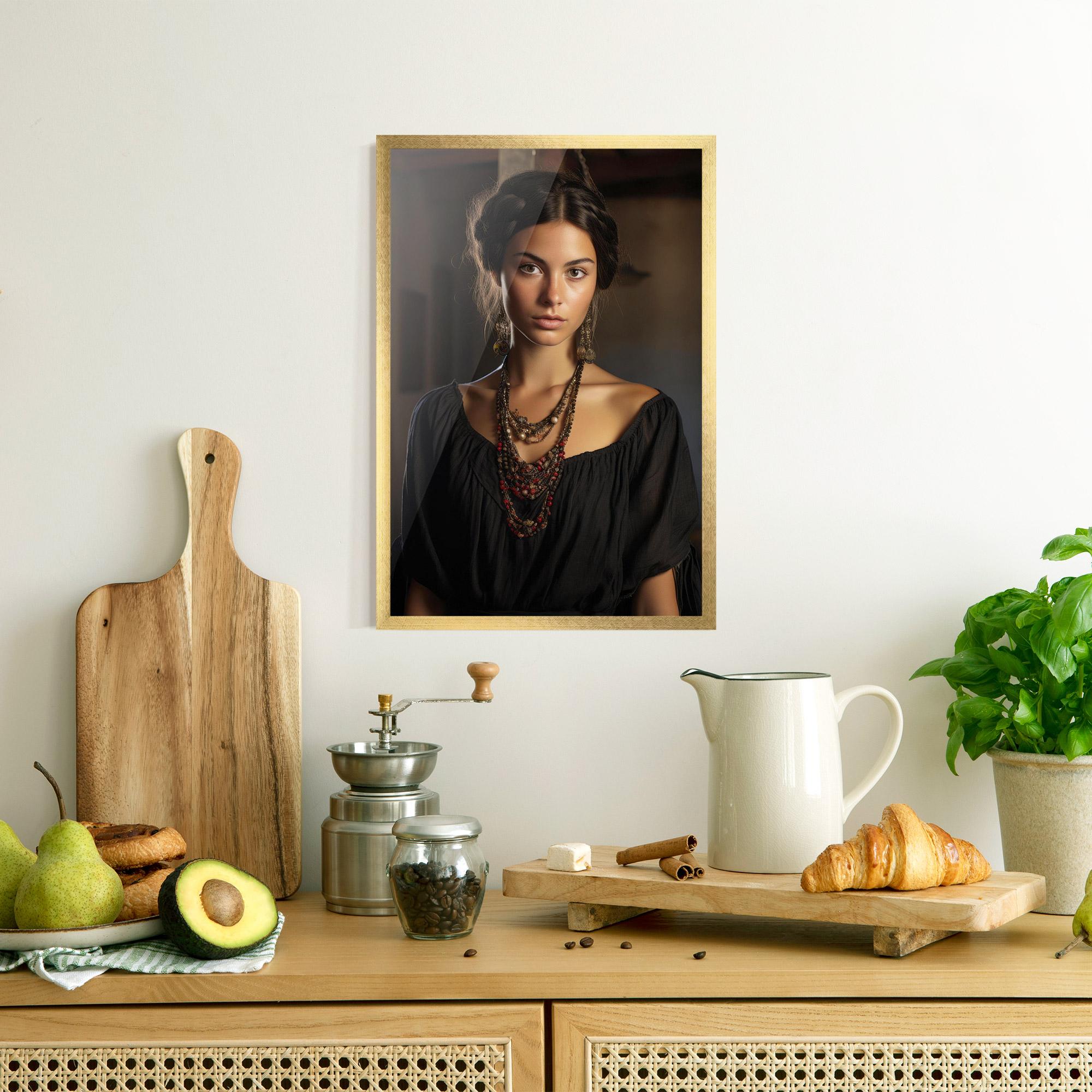 Рамкиран постер Handmade Jewelry mockup 8