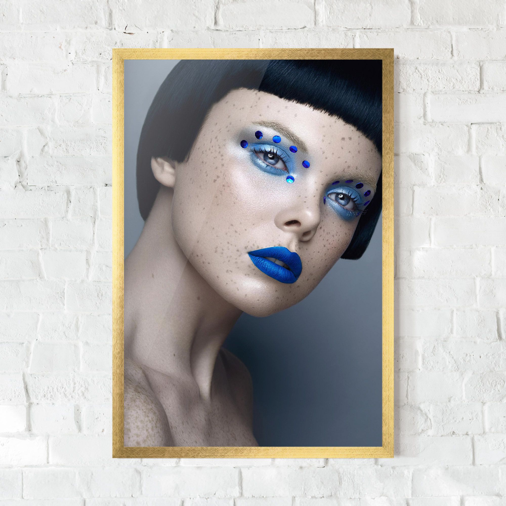 Pretty Blue Makeup mockup 0