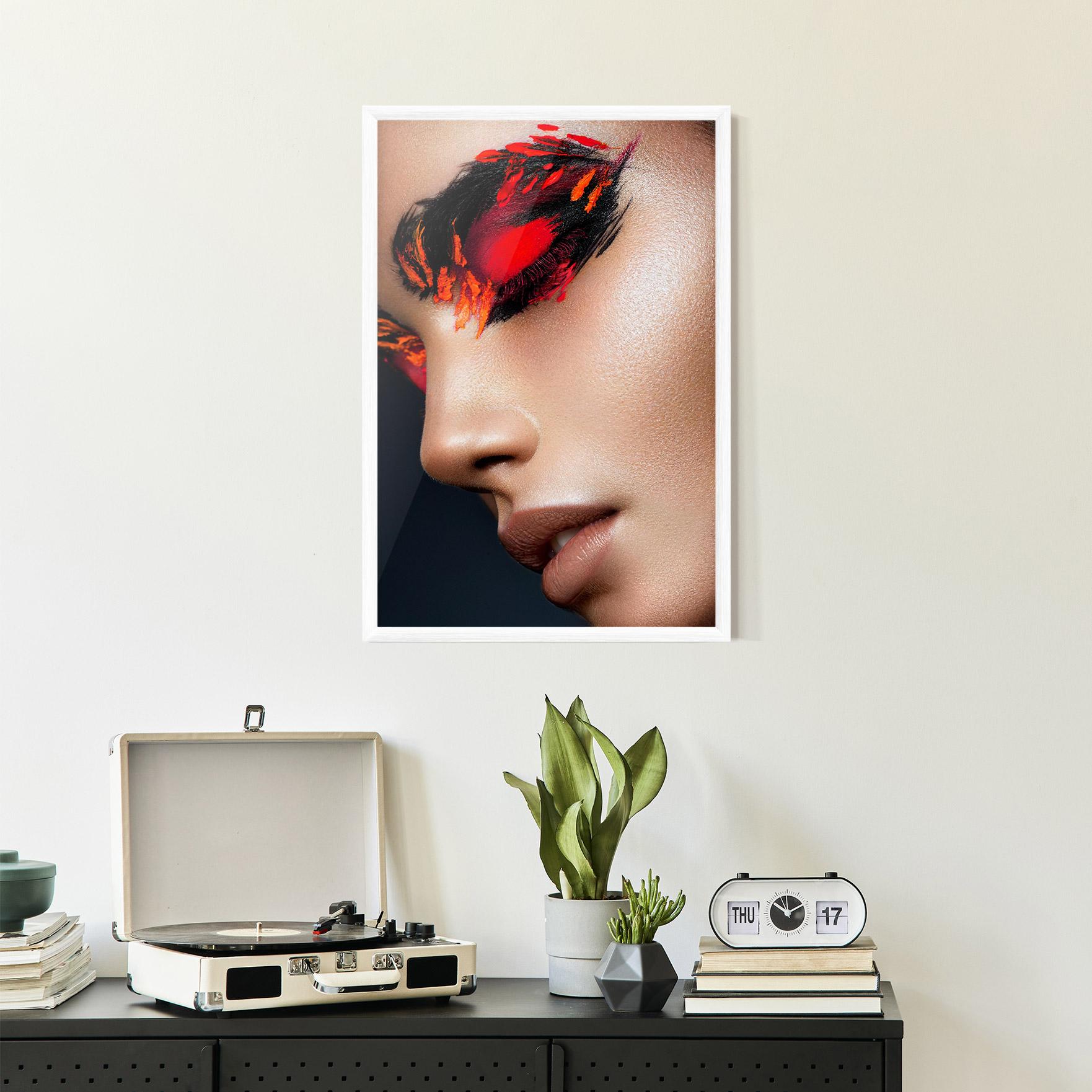 Рамкиран постер Fire Make Up mockup 2