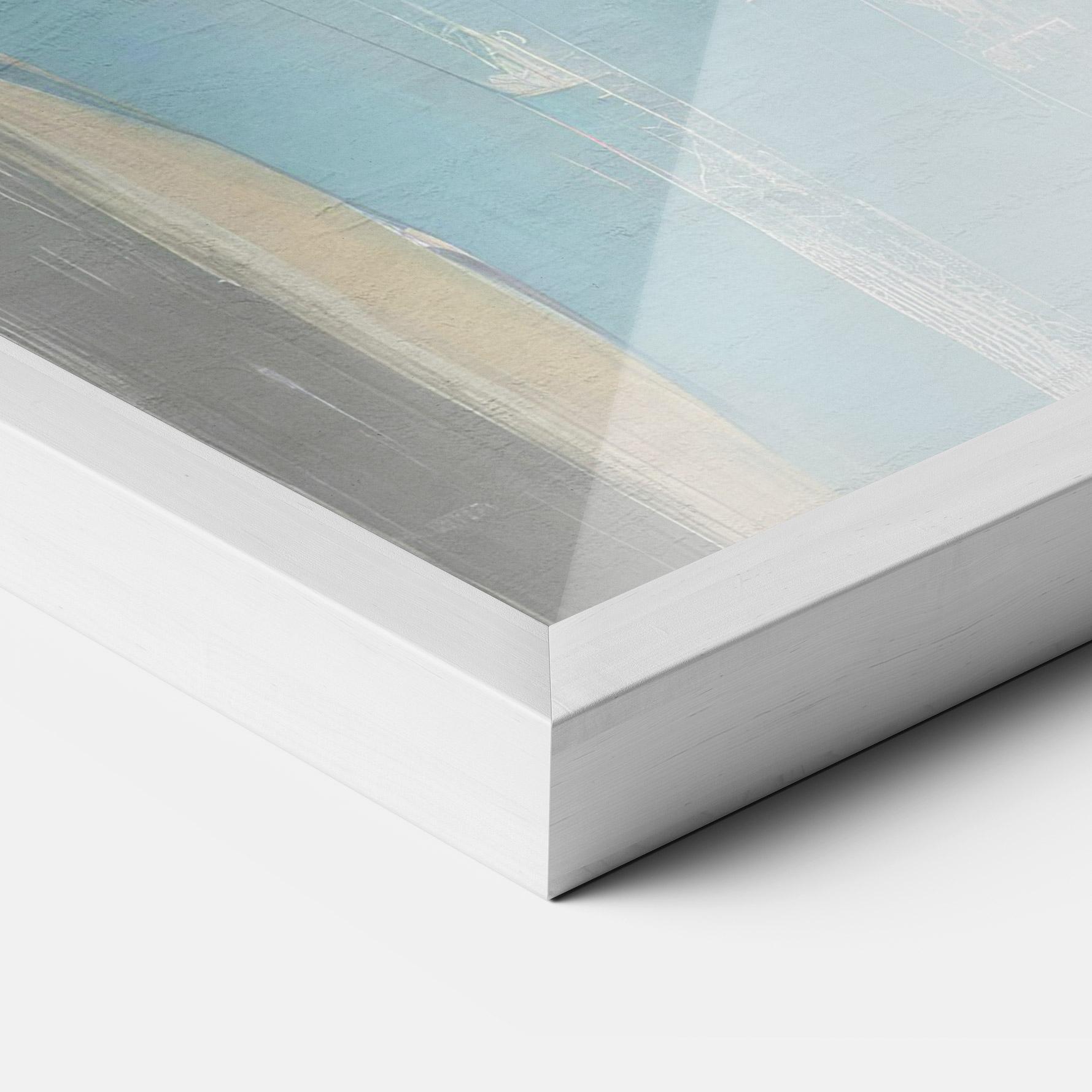 Рамкиран постер White Blue Makeup mockup 3