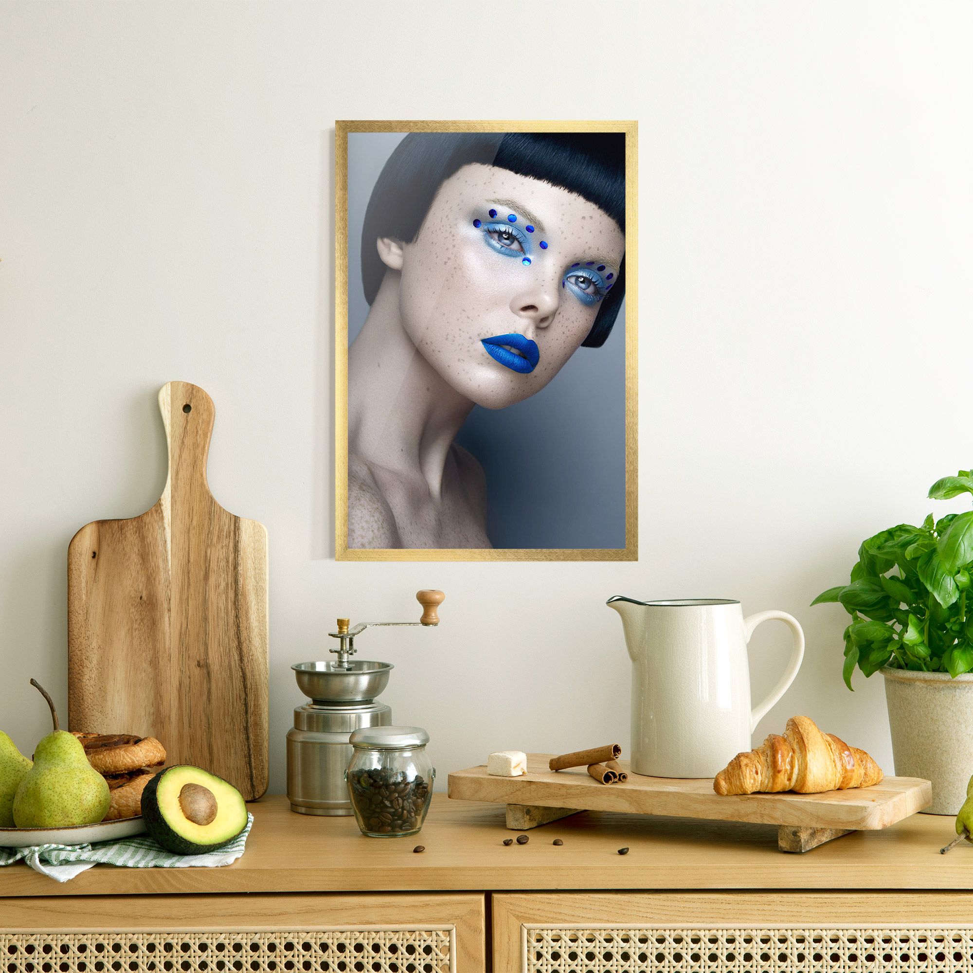 Pretty Blue Makeup mockup 8