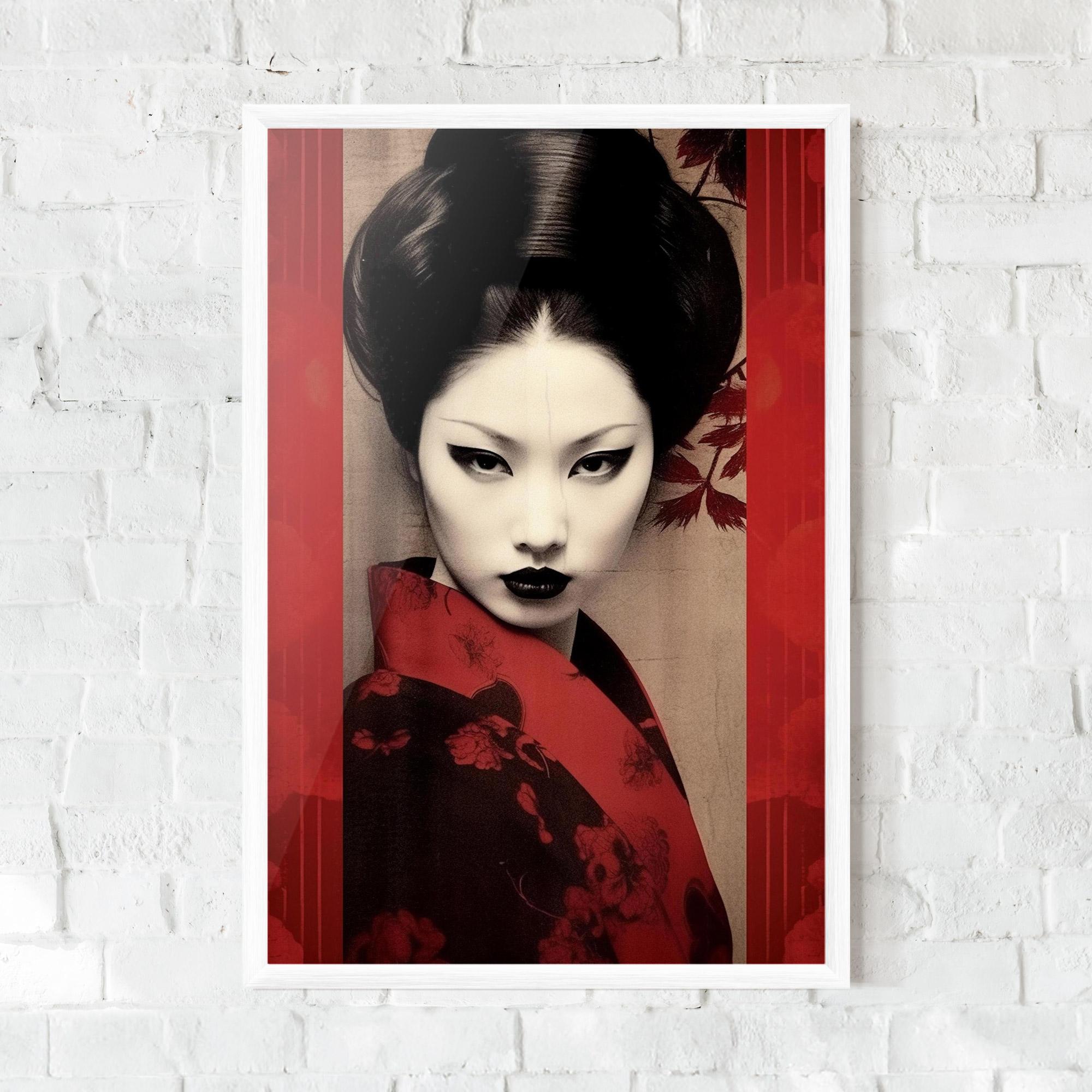 Рамкиран постер Black Asiatic Makeup mockup 0