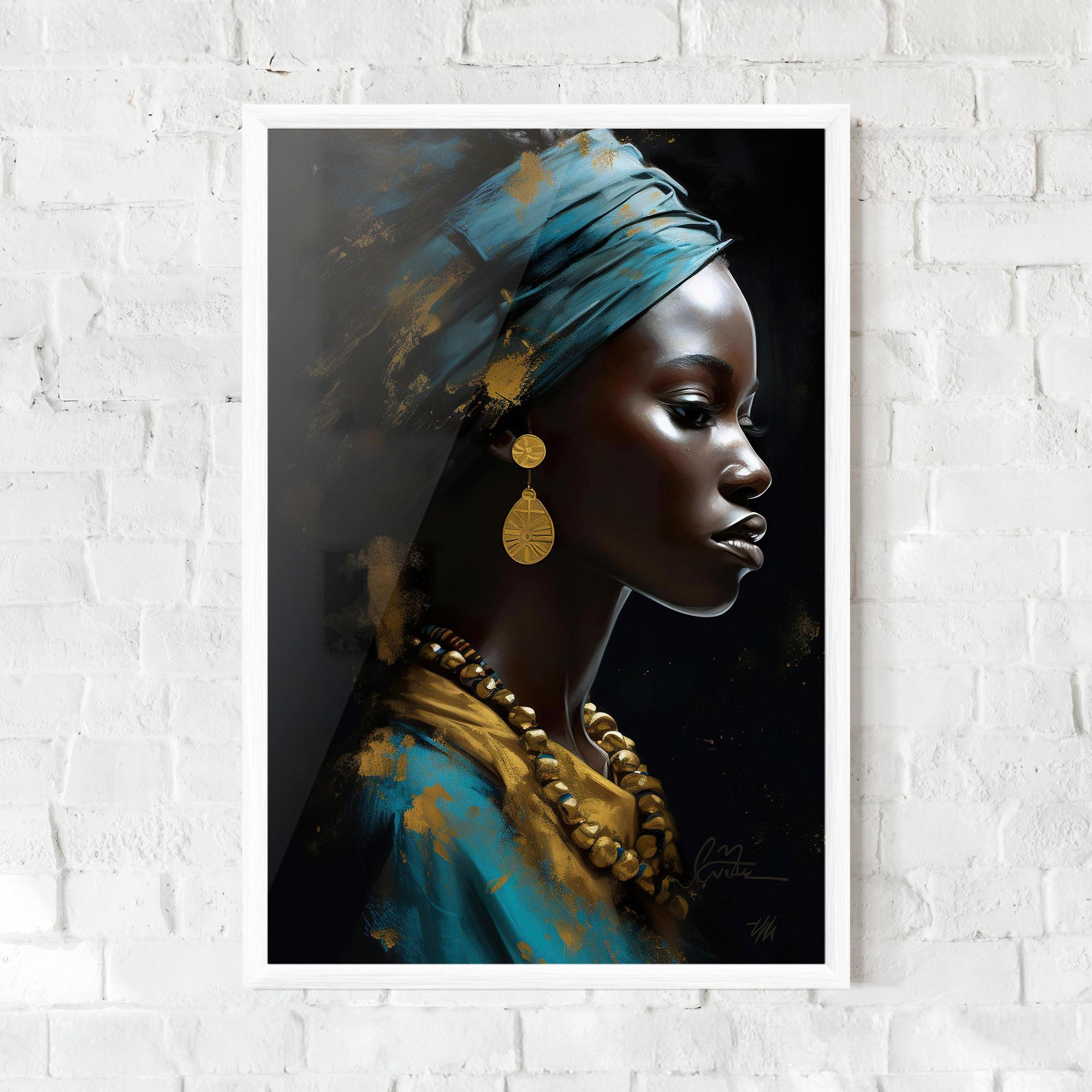 Рамкиран постер Blue Turban mockup 0