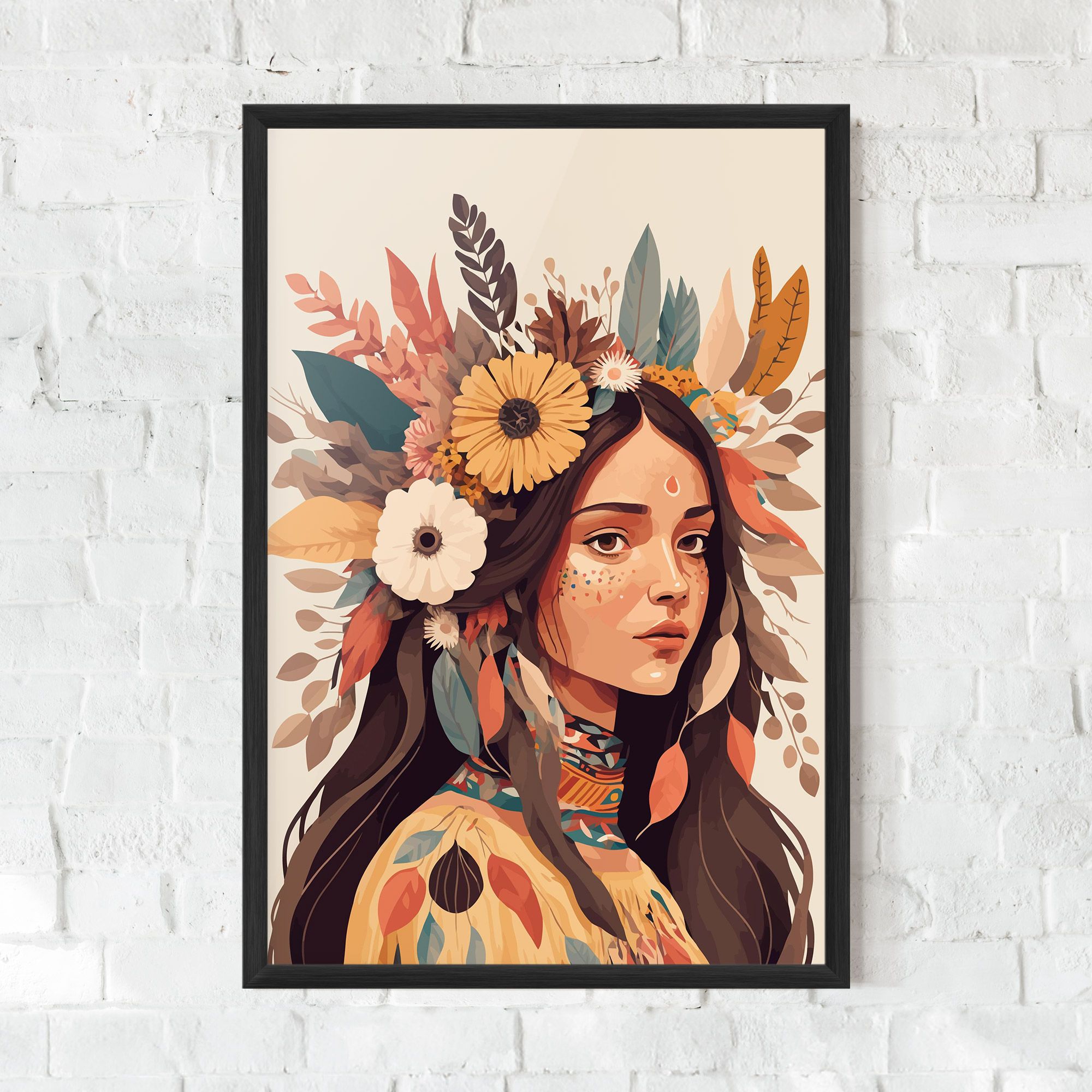 Boho Girl mockup 0