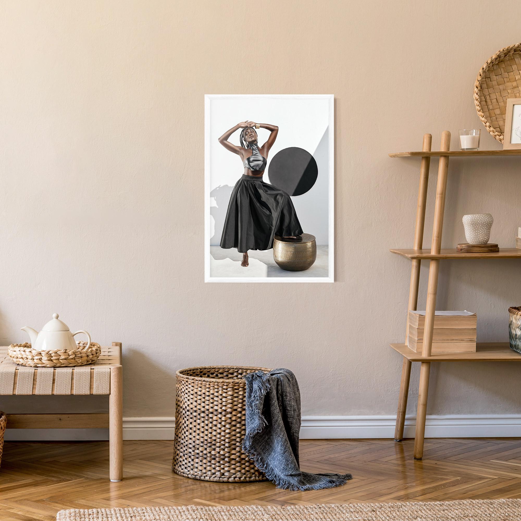 Рамкиран постер Confidence Queen mockup 9