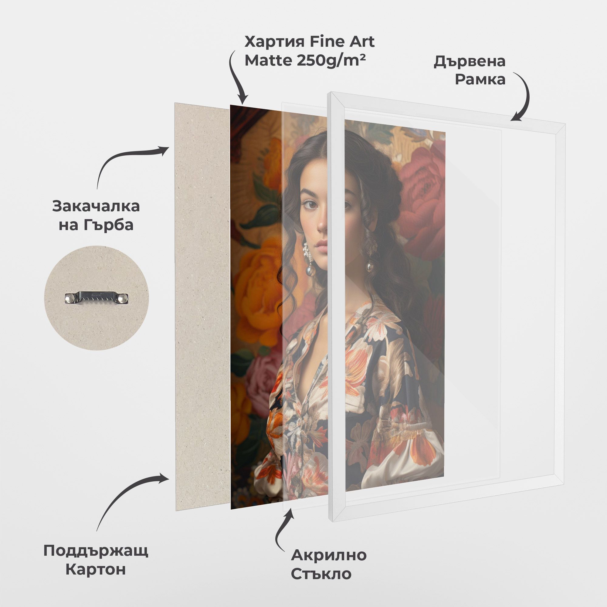 Floral Dress Lady mockup 1