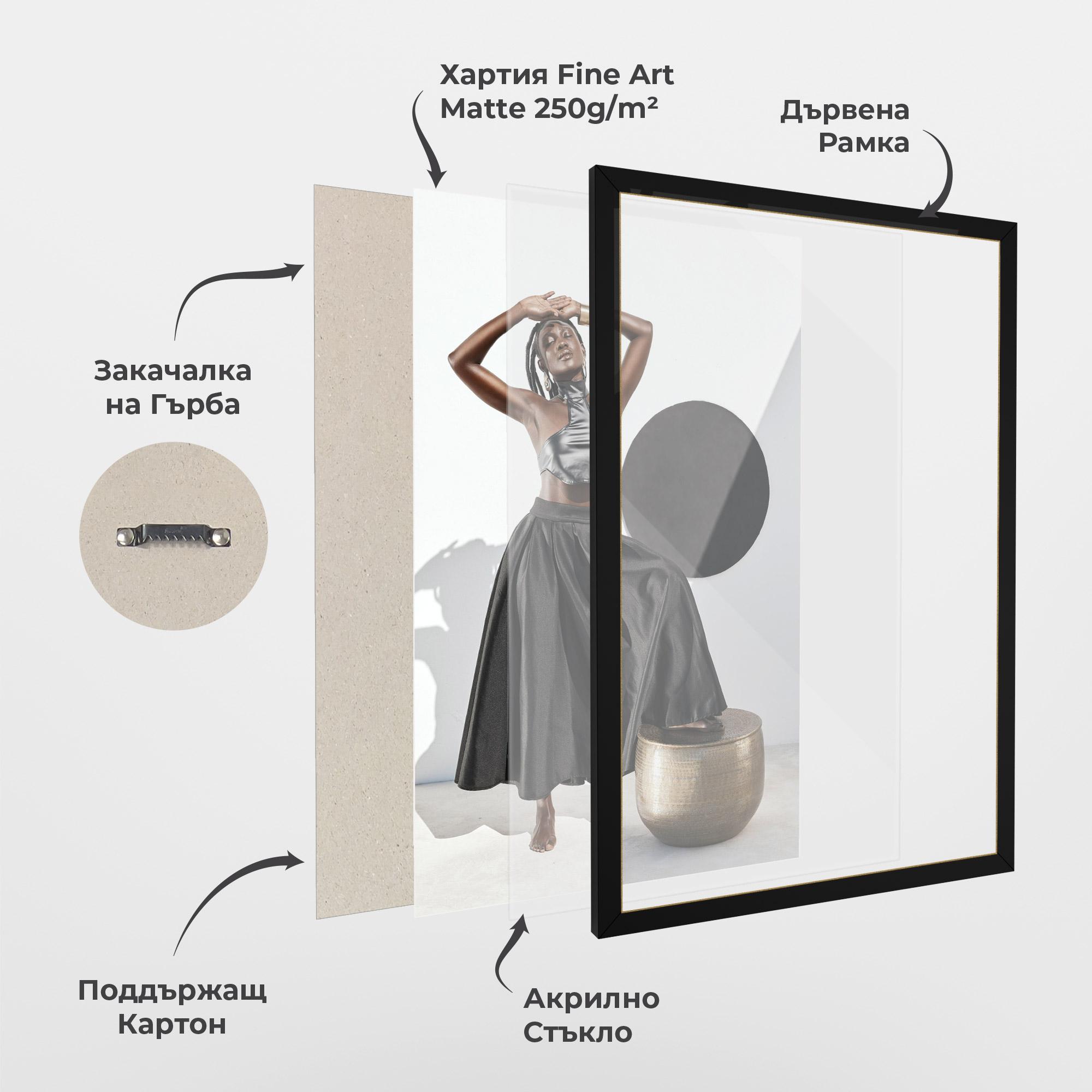 Рамкиран постер Confidence Queen mockup 1